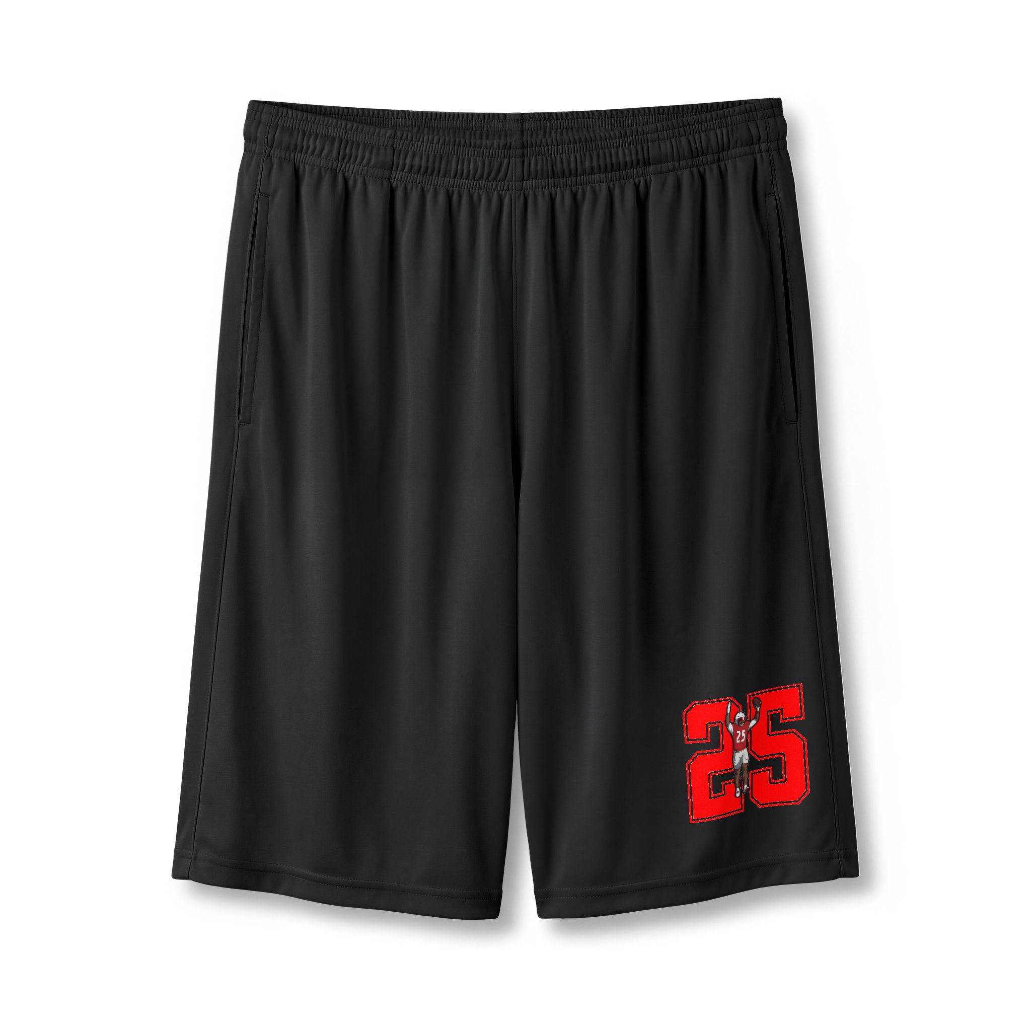 Shorts — character_number in Black