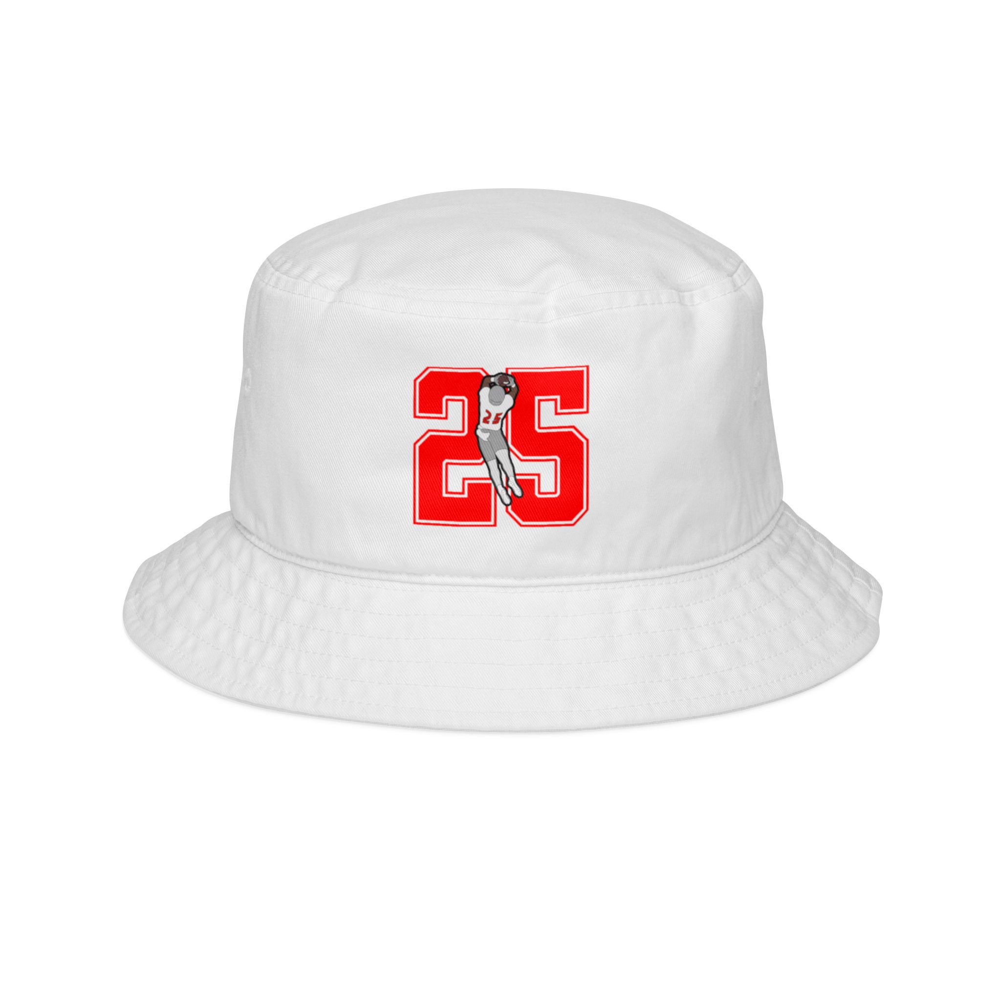 Bucket Hat — character_number in White