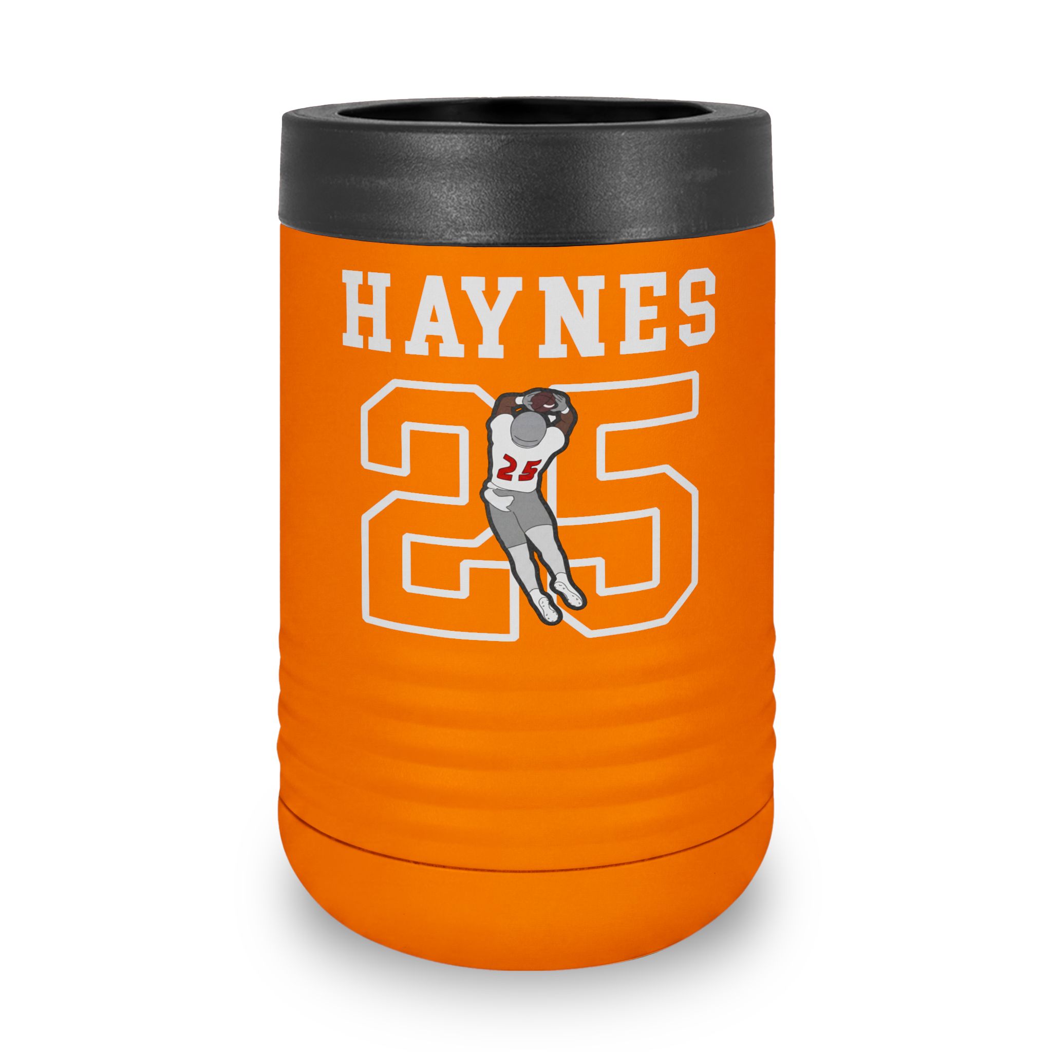 Stainless Can Cooler — character_shirsey in Orange