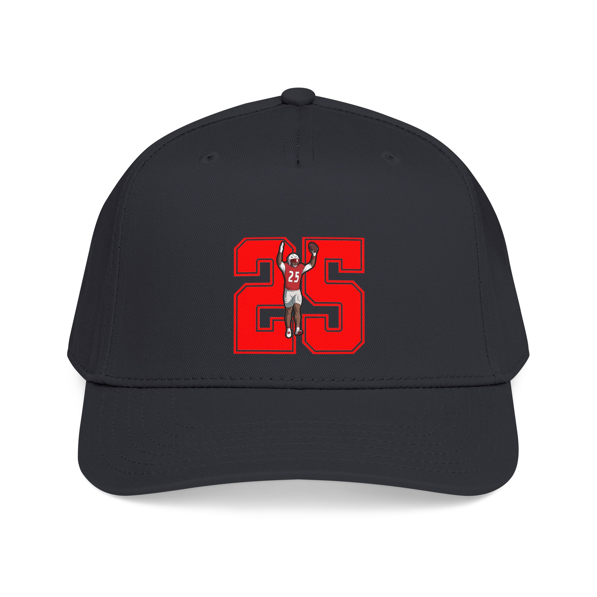 Baseball Cap — character_number in Black