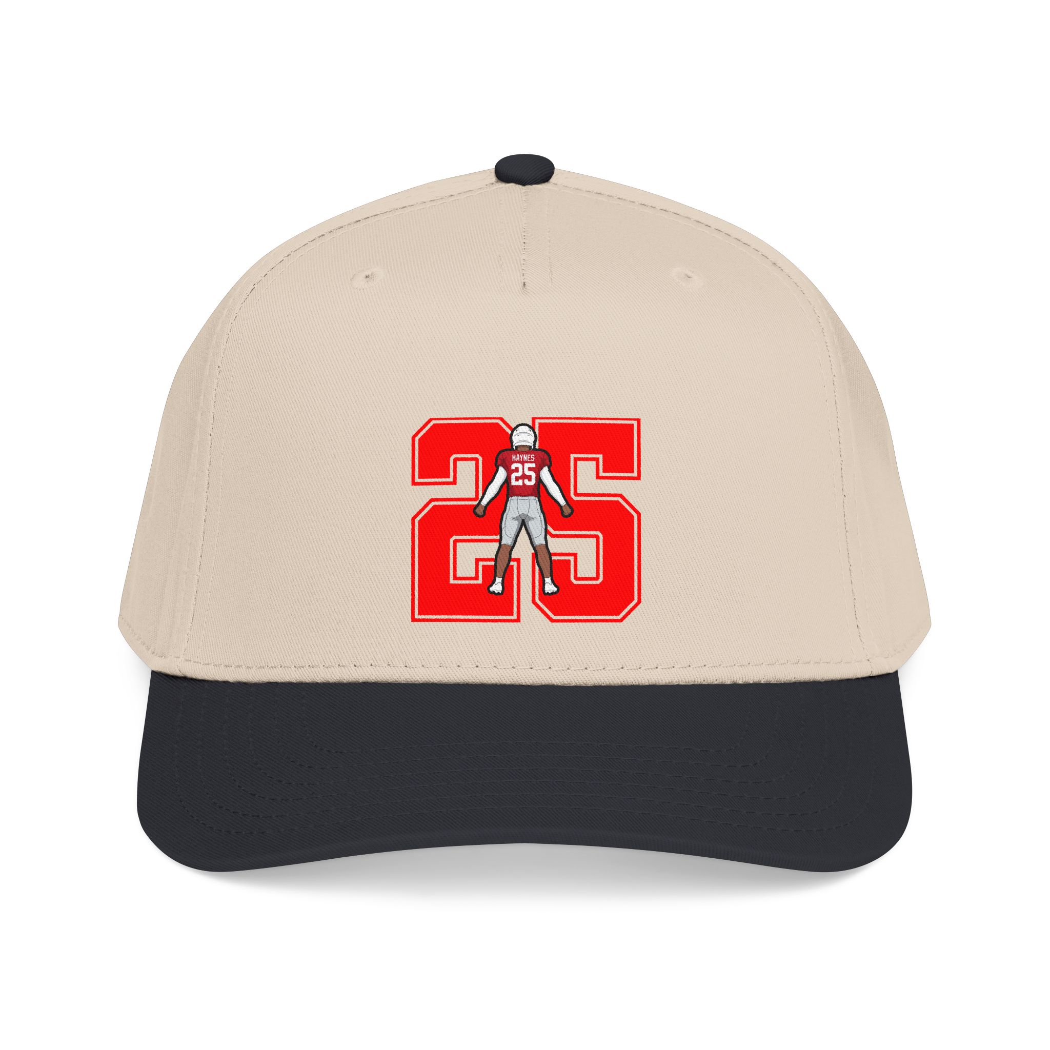 Baseball Cap — character_number in Black / Natural
