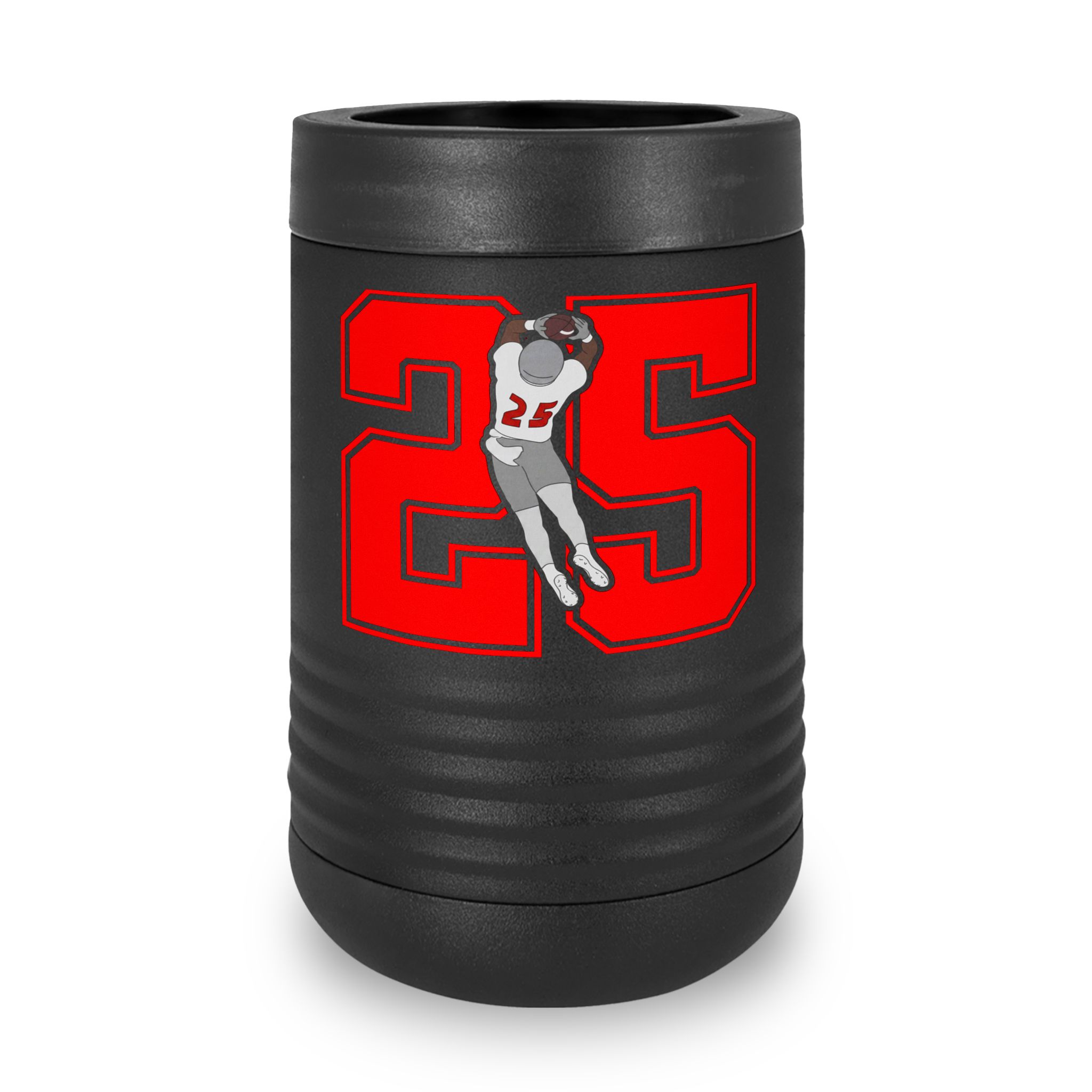 Stainless Can Cooler — character_number in Black