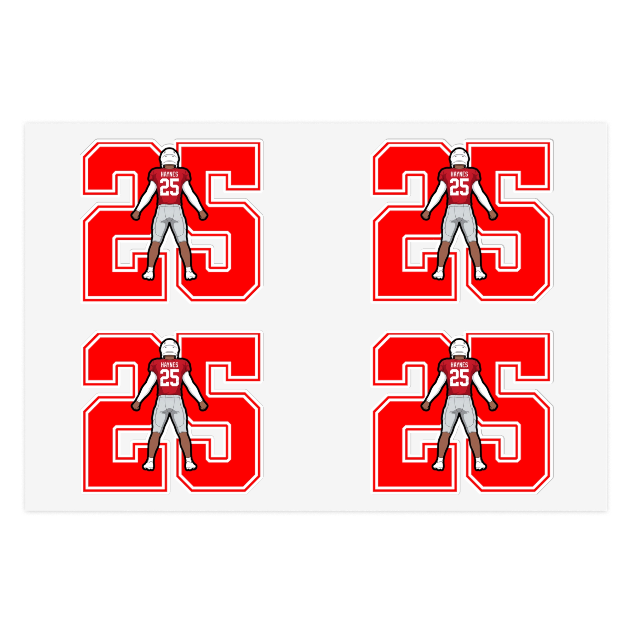 Sticker Sheet — character_number in Classic
