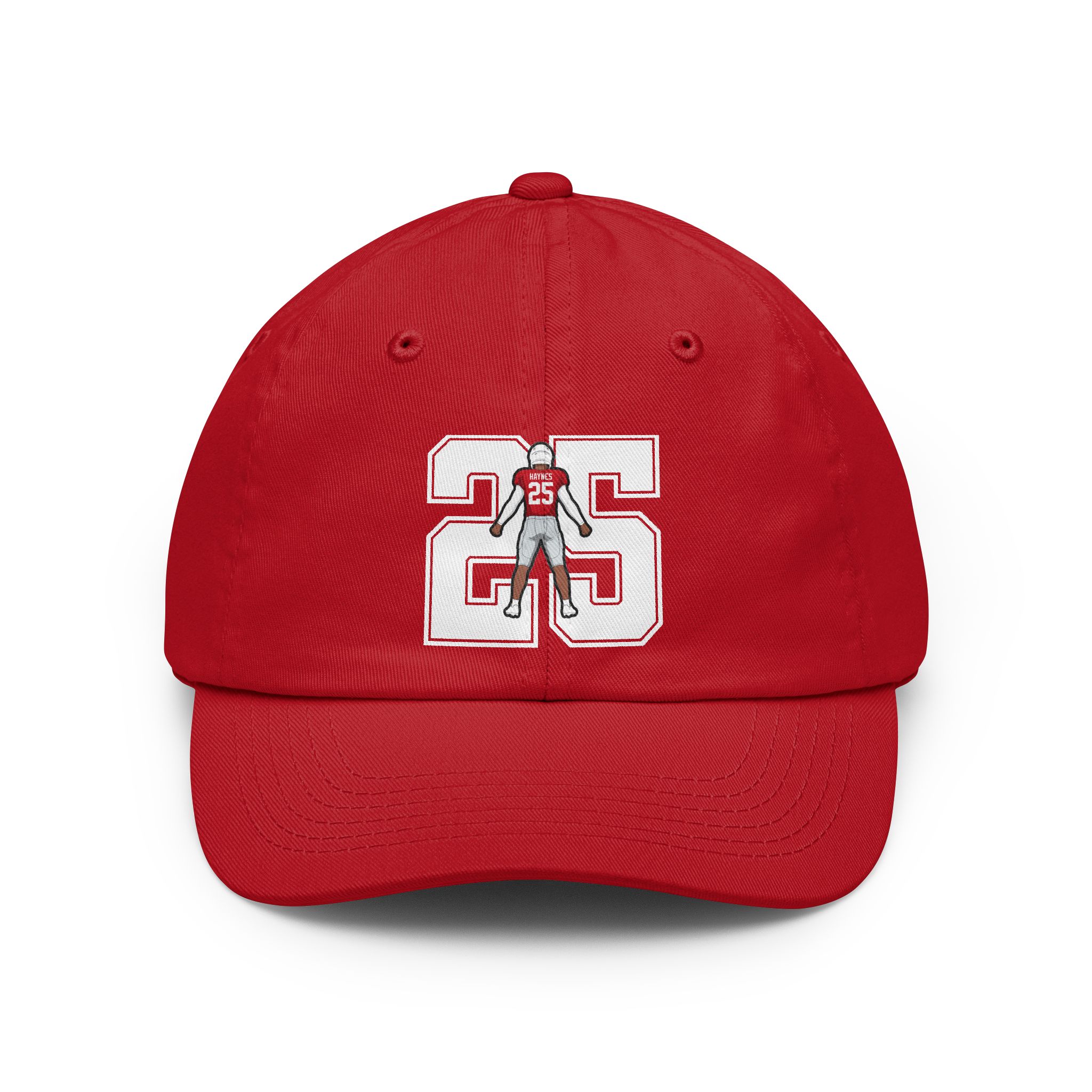 Classic Cap — character_number in Red