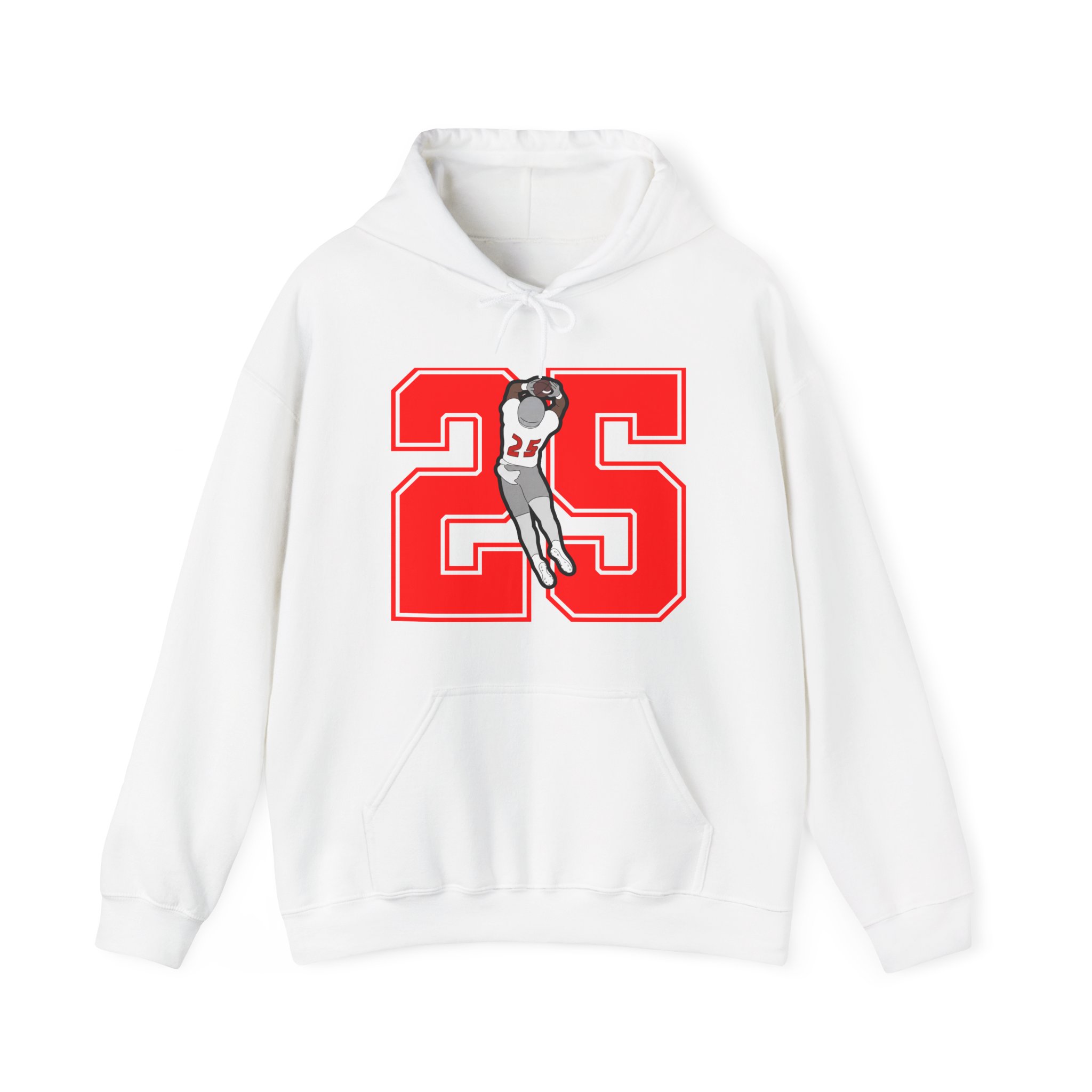 Hoodie — character_number in White