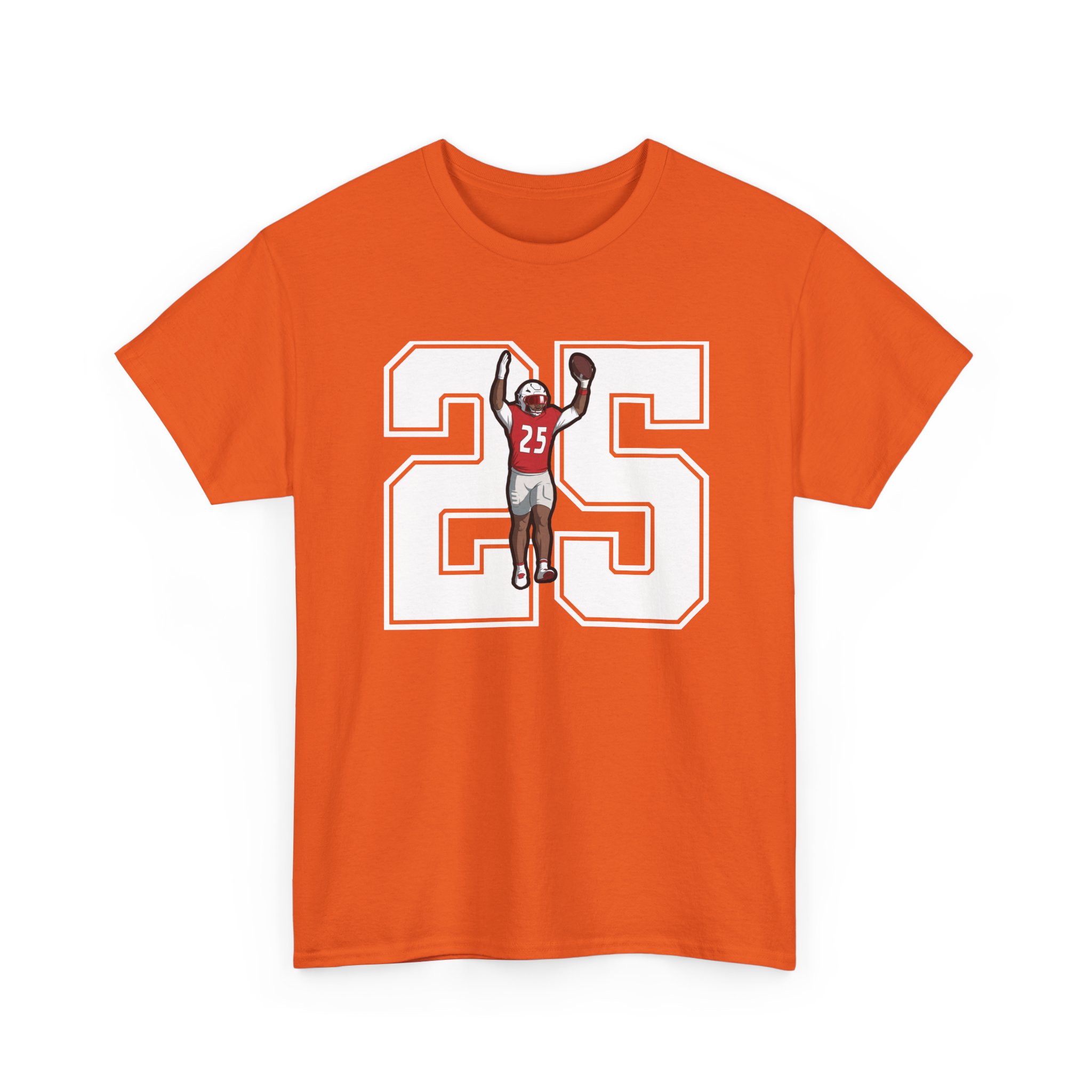 Tee — character_number in Orange