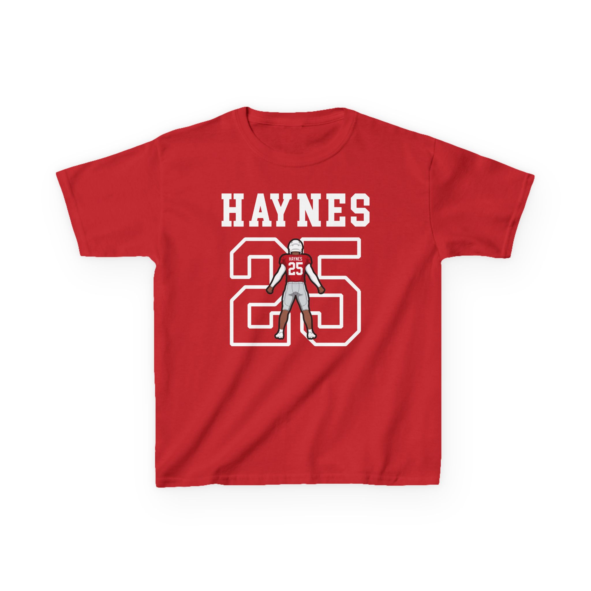 Youth Tee — character_shirsey in Red