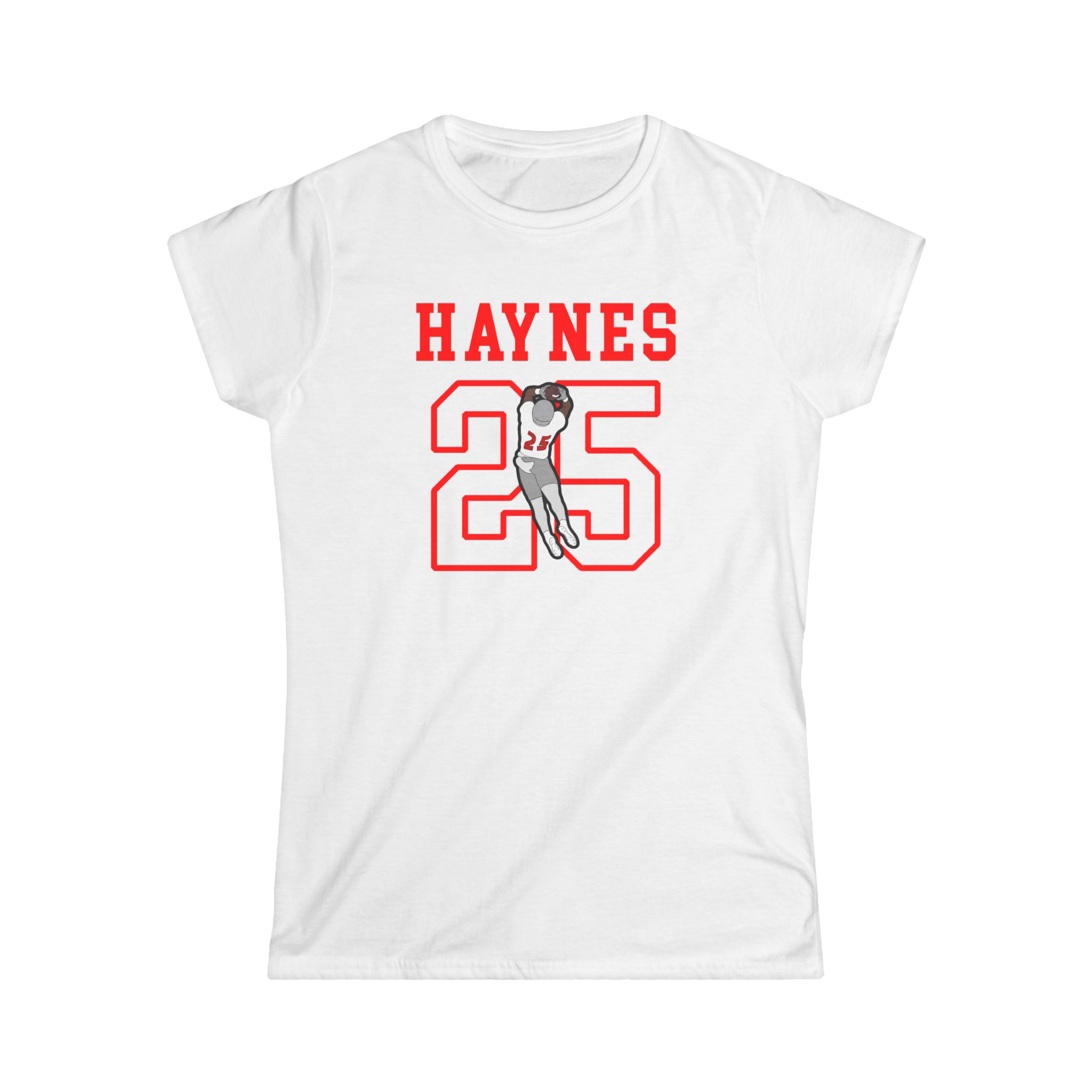 Women's Softstyle Tee — character_shirsey in White