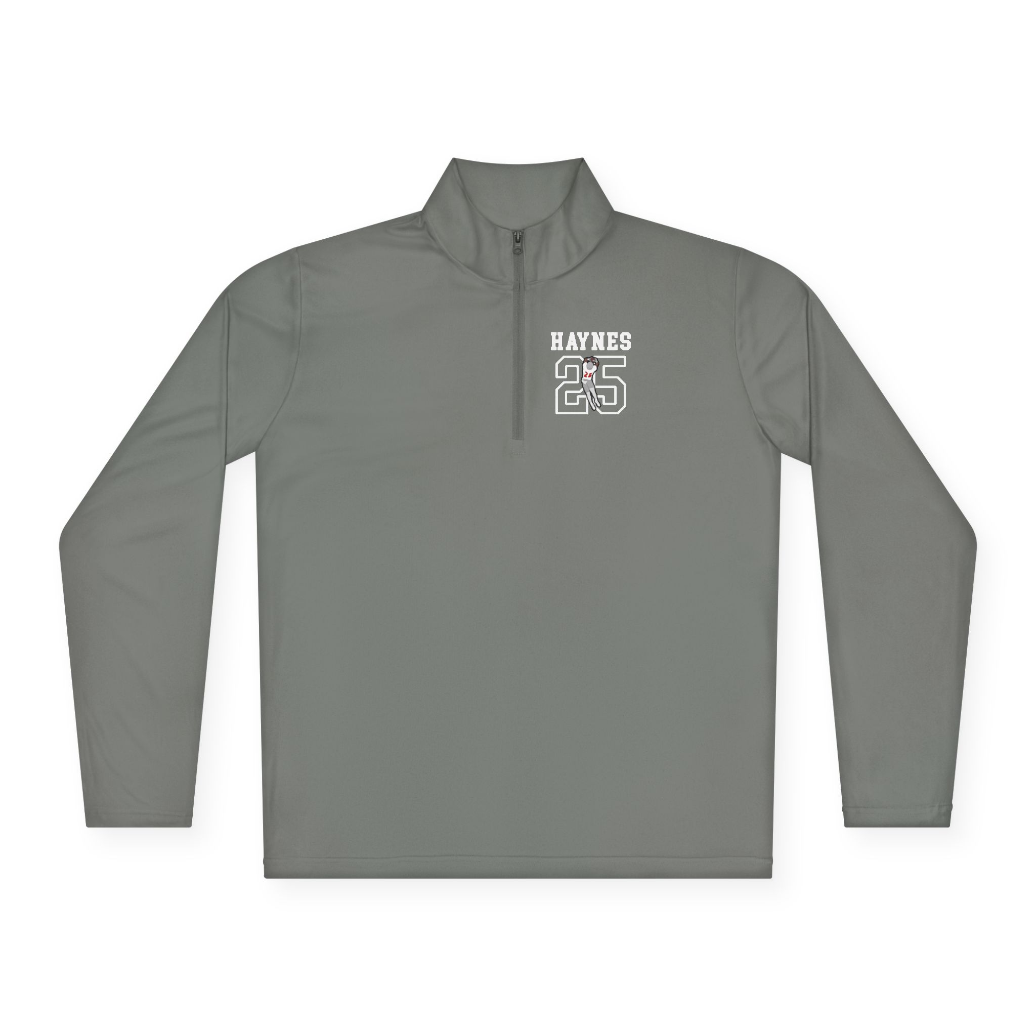 Q-Zip Pullover — character_shirsey in Grey