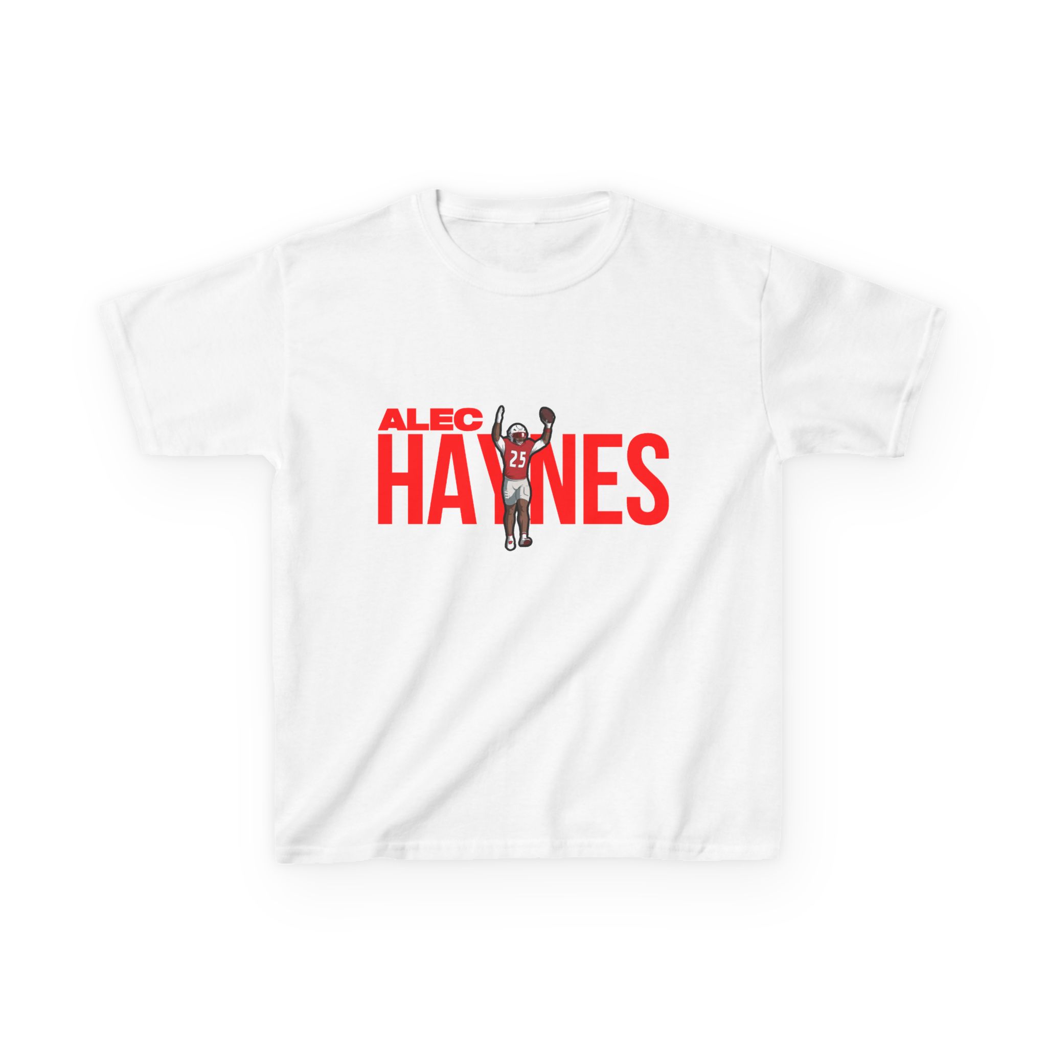 Youth Tee — character_player_name in White