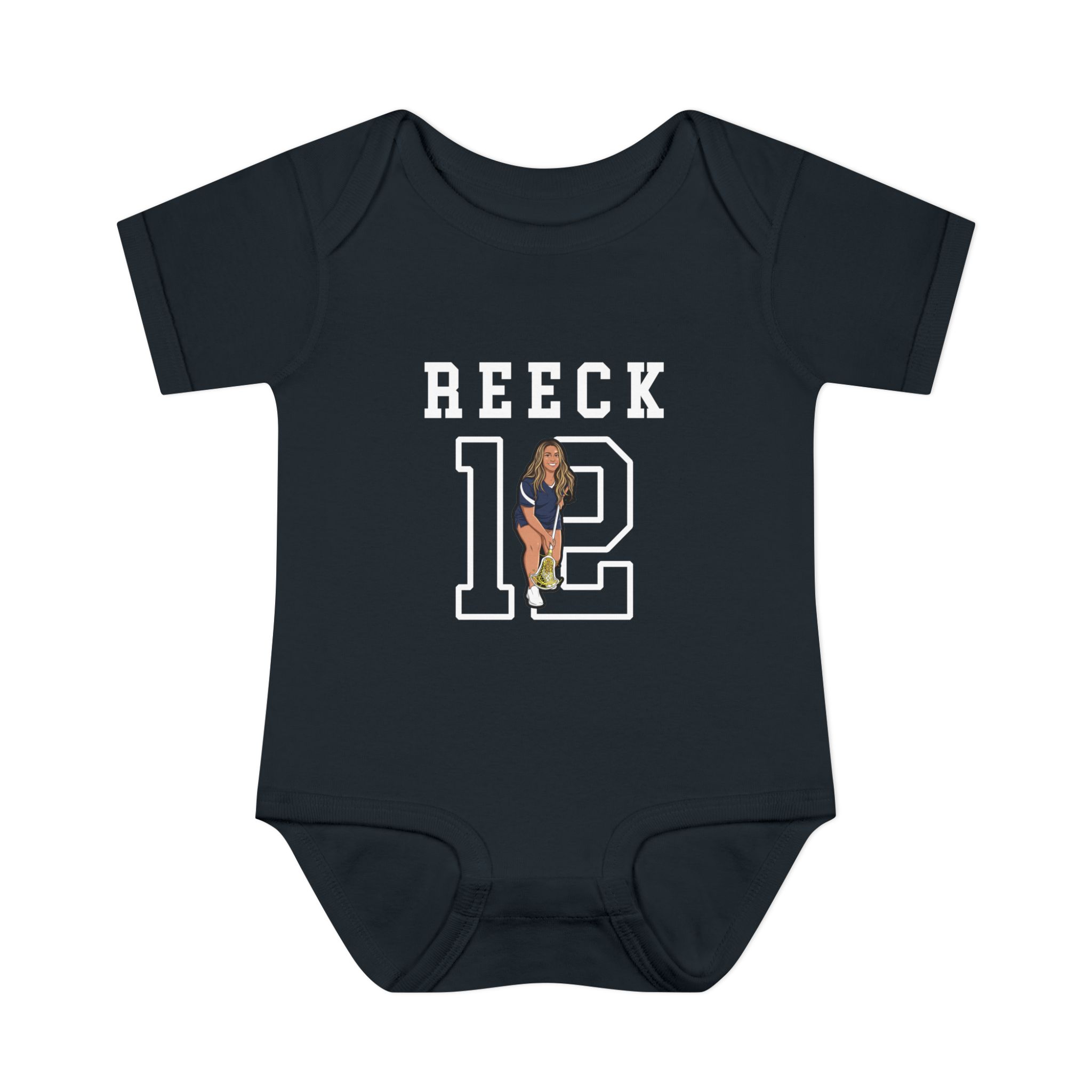 Baby Onesie — character_shirsey in Black
