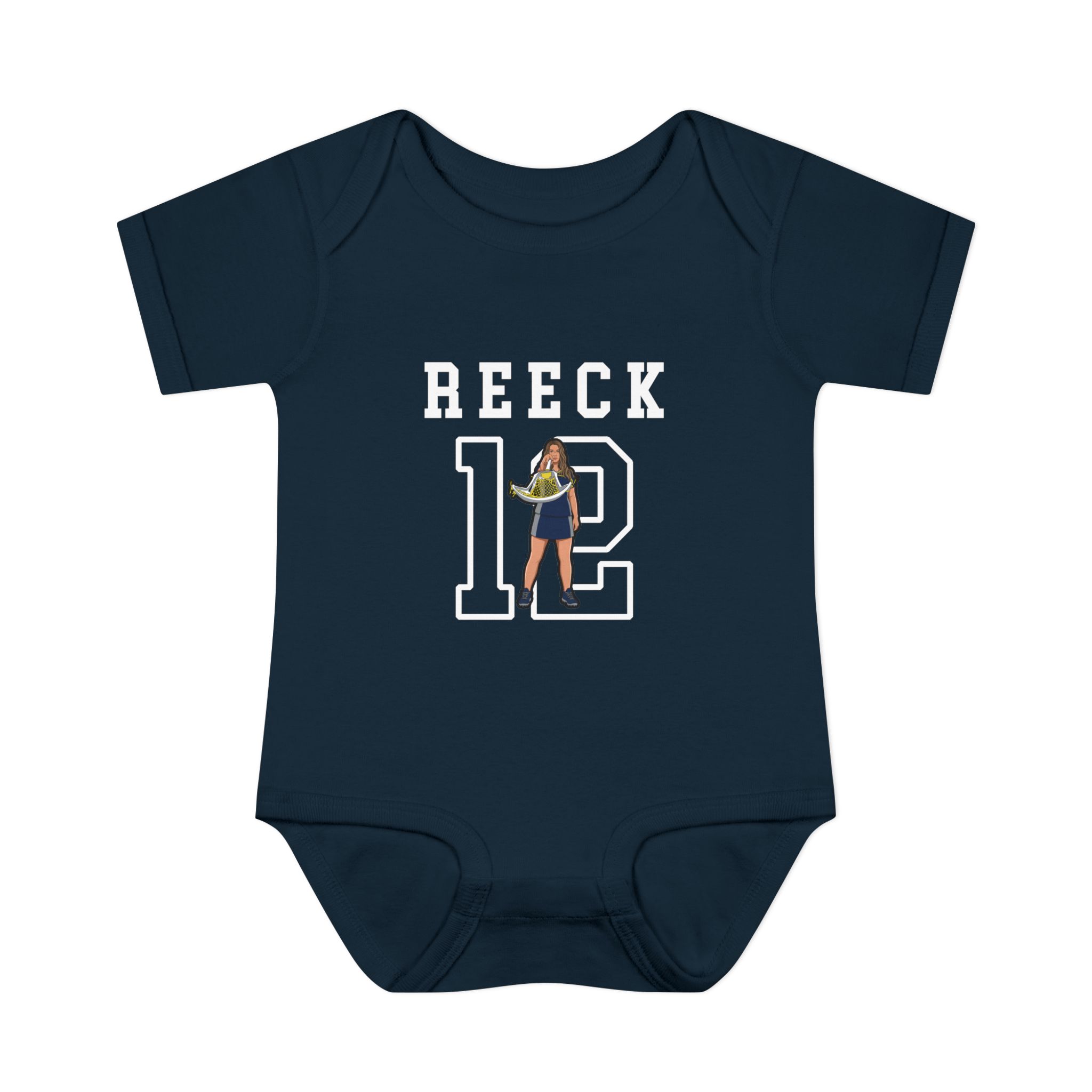 Baby Onesie — character_shirsey in Navy