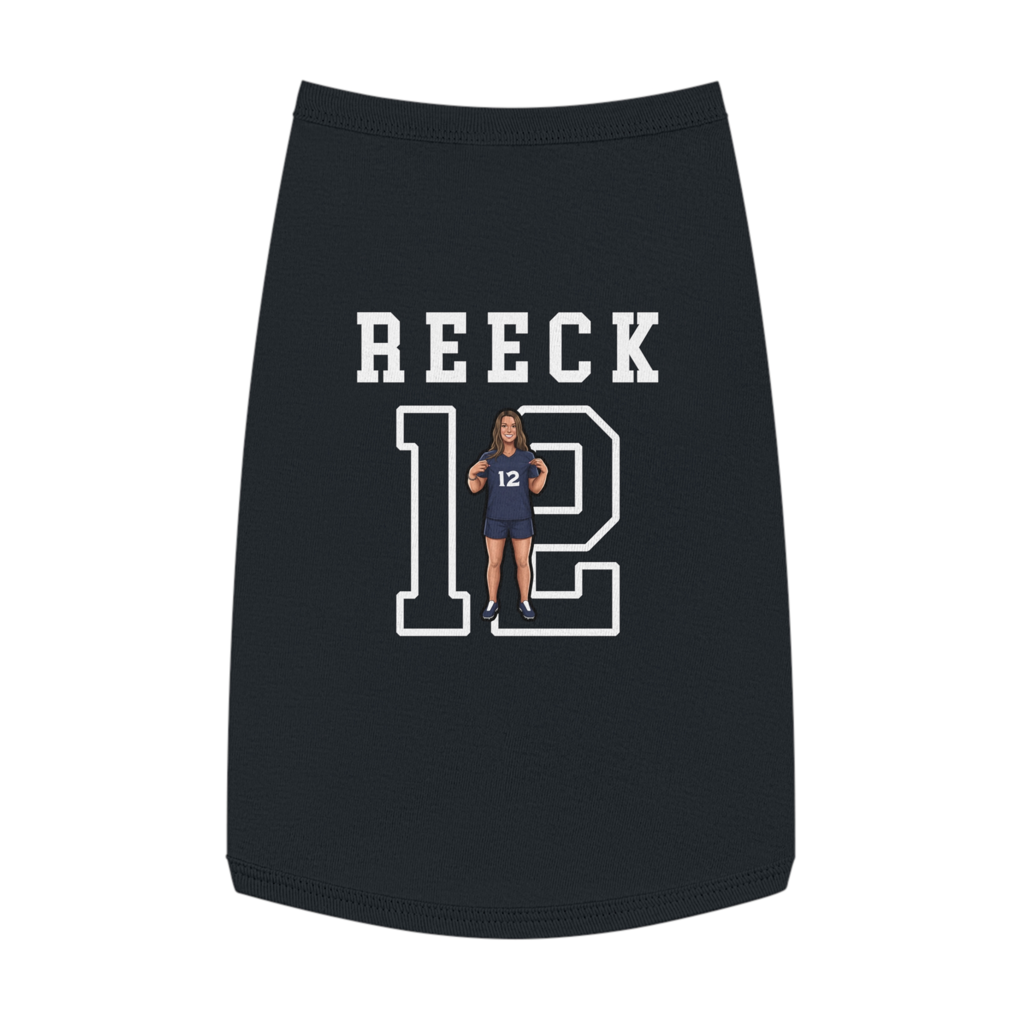 Pet Tank Top — character_shirsey in Black