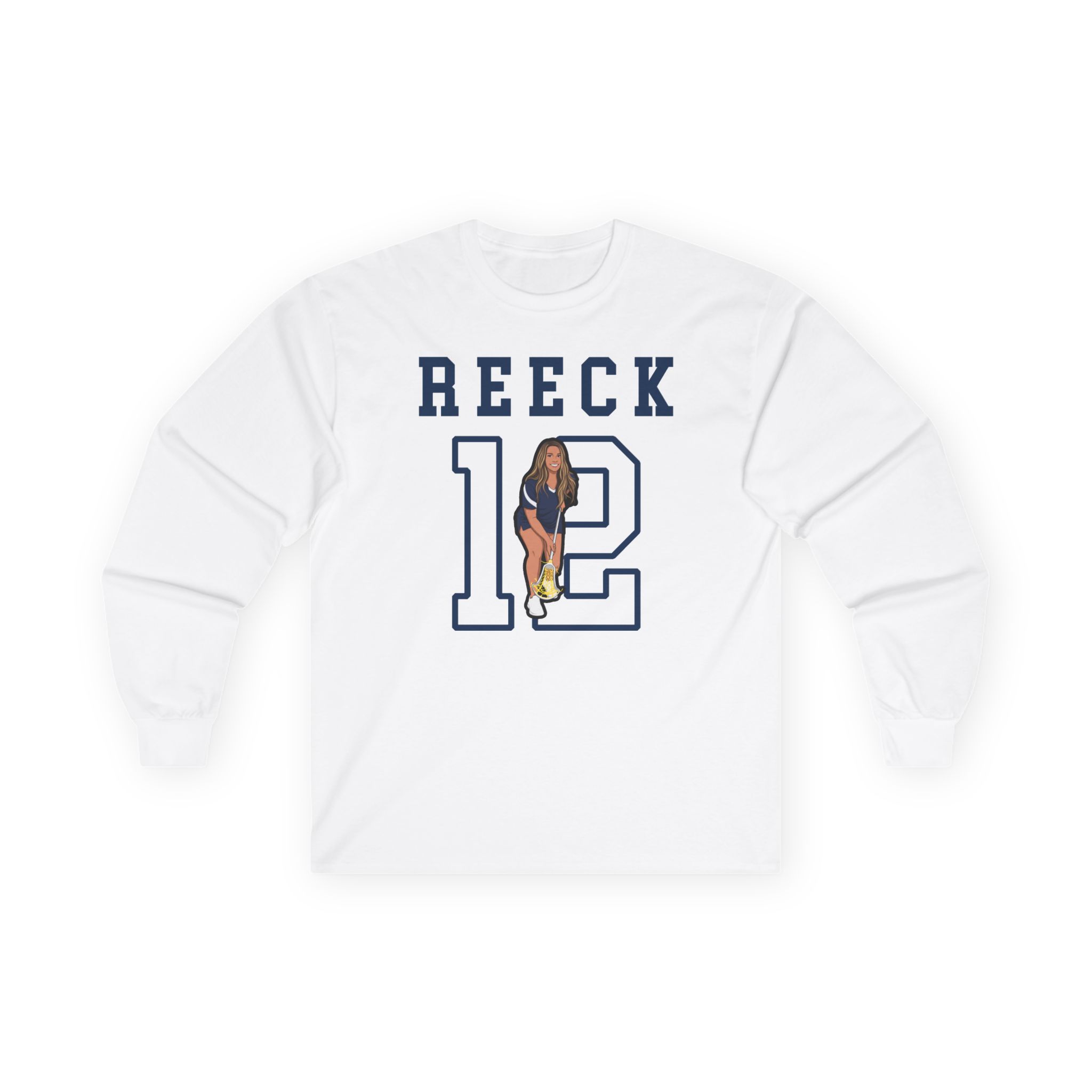 Long Sleeve Tee — character_shirsey in White