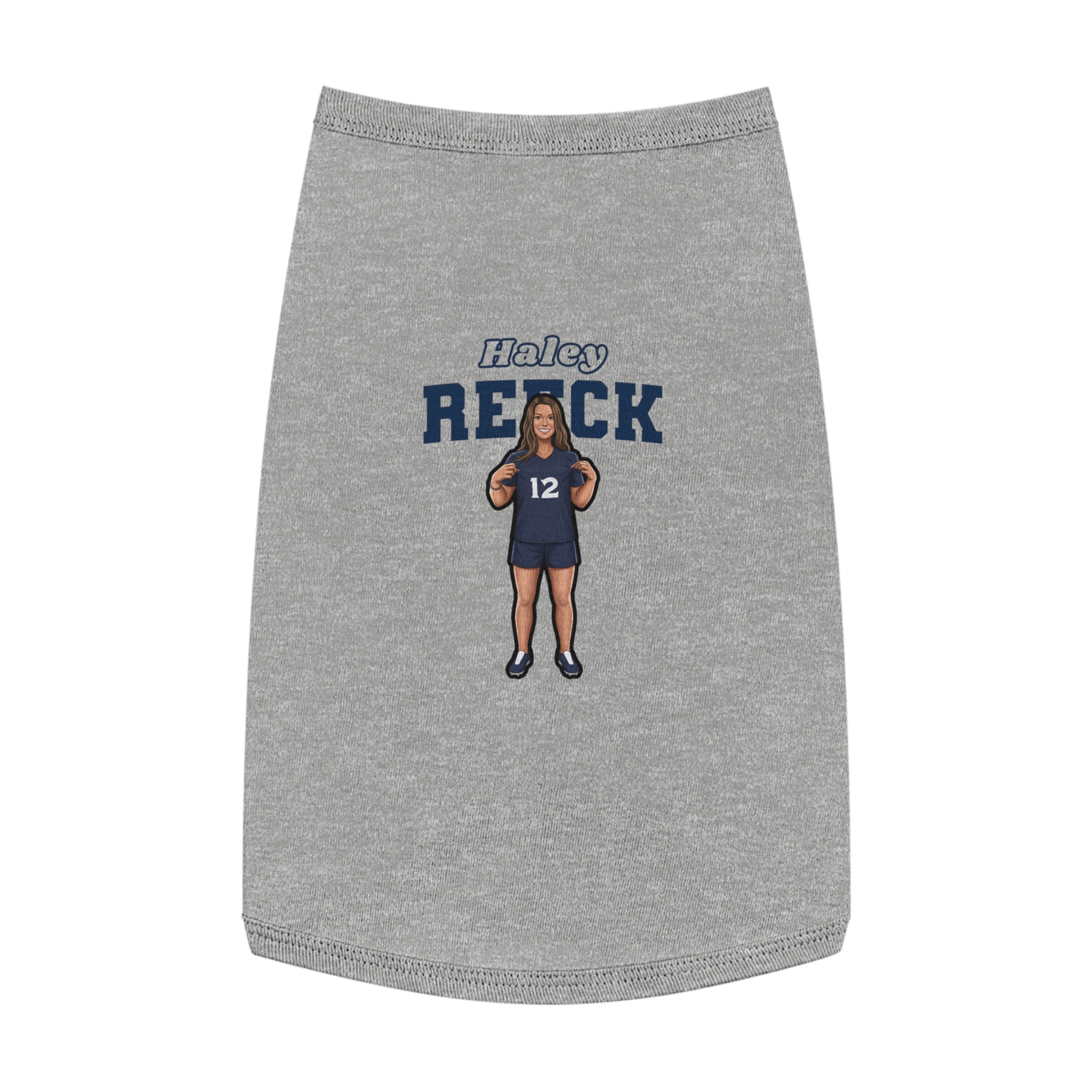Pet Tank Top — character_name_arch in White