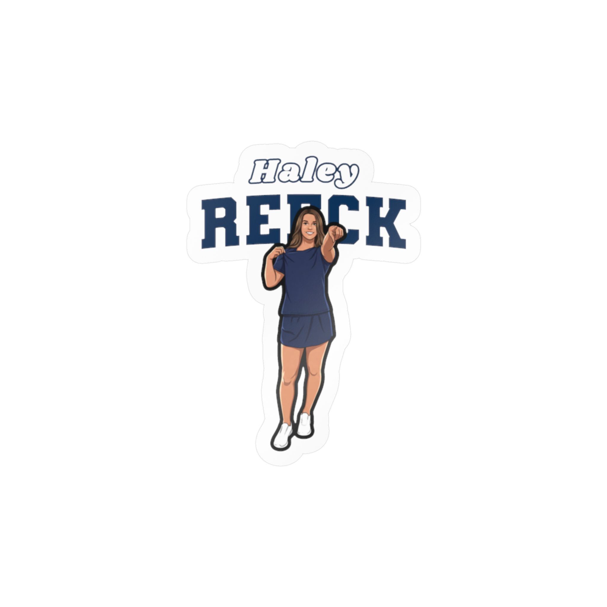 Vinyl Sticker — character_name_arch in Classic