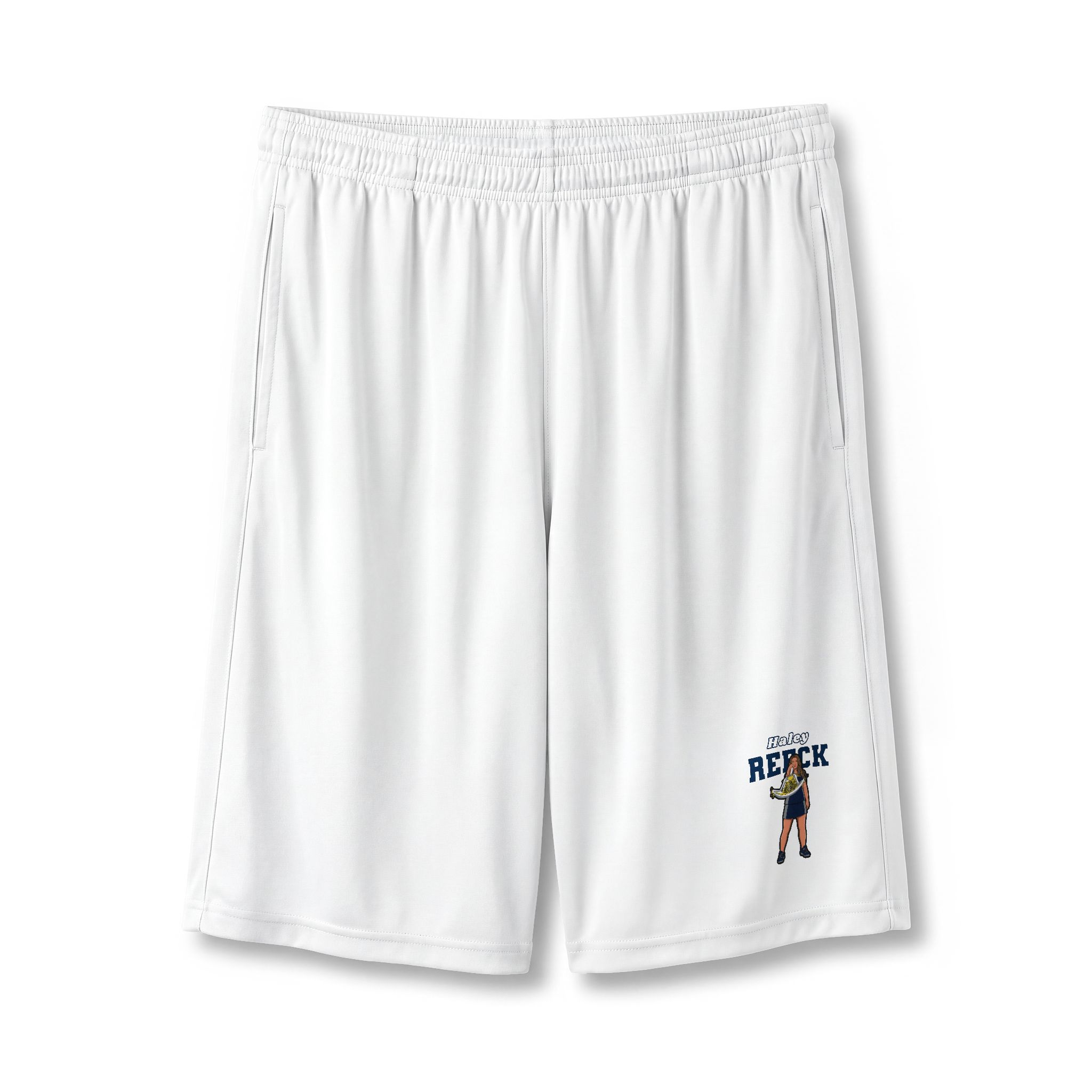 Shorts — character_name_arch in White