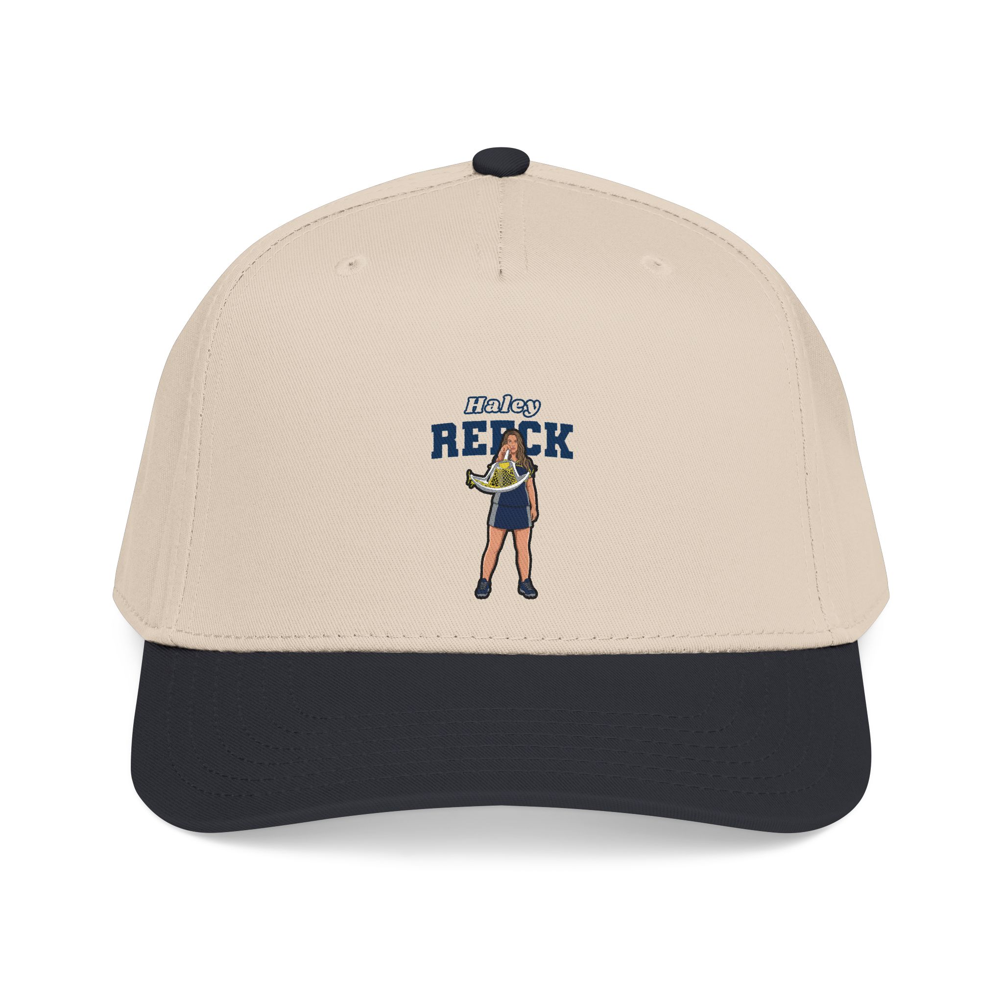Baseball Cap — character_name_arch in Black / Natural