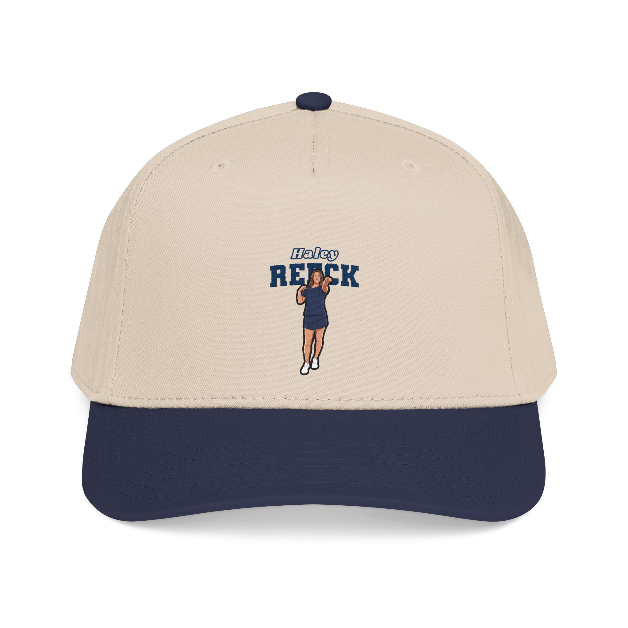 Baseball Cap — character_name_arch in Navy / Natural