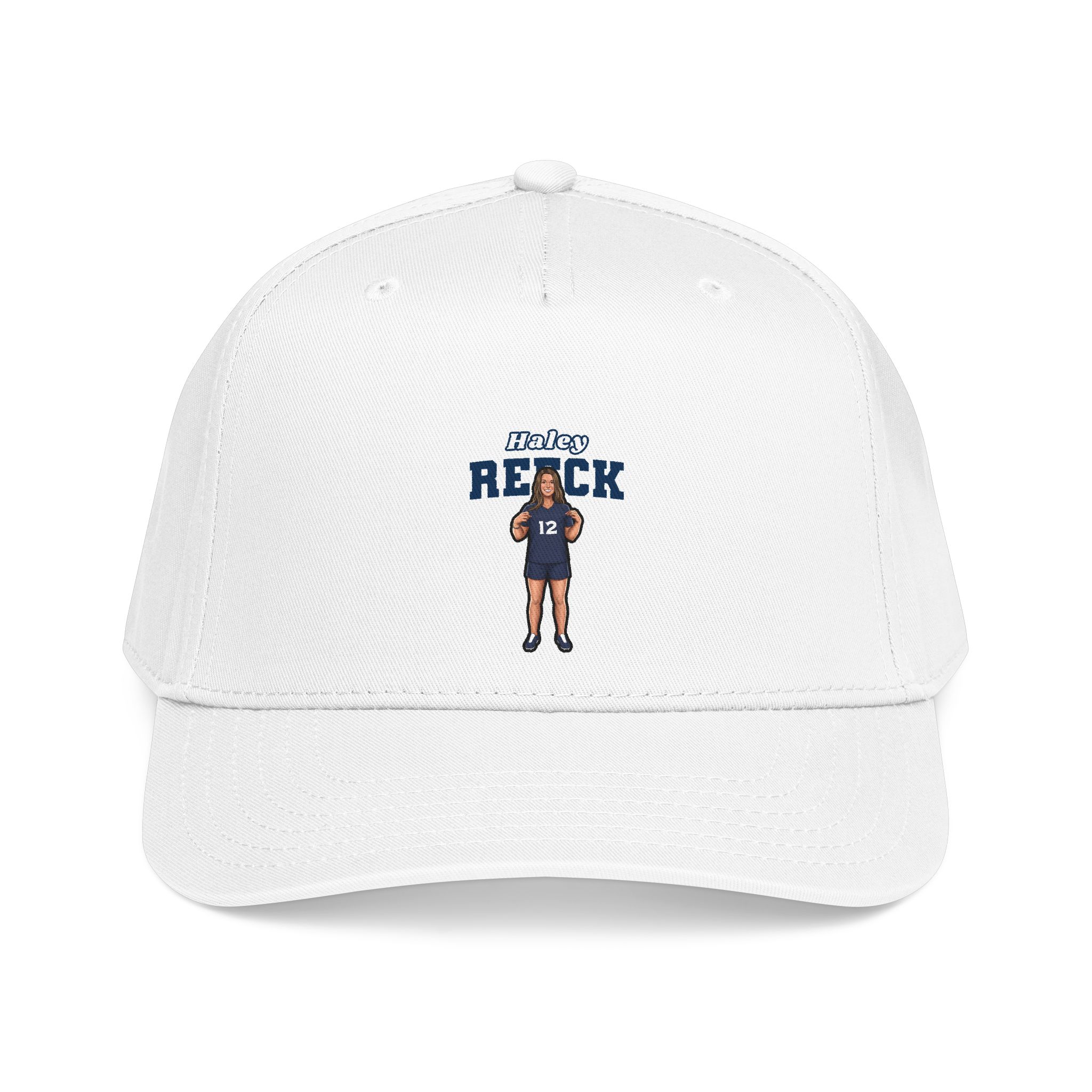 Baseball Cap — character_name_arch in White