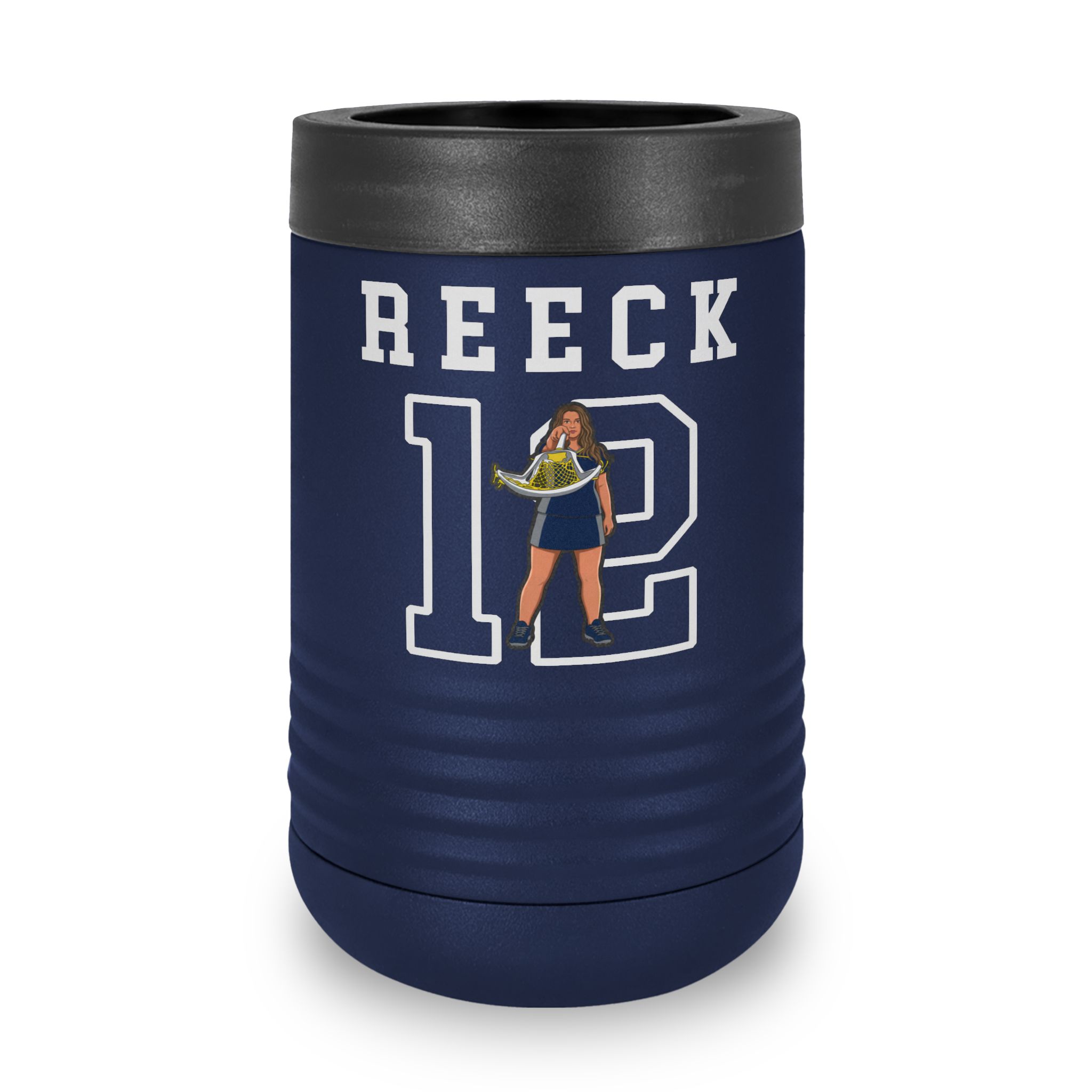 Stainless Can Cooler — character_shirsey in Navy