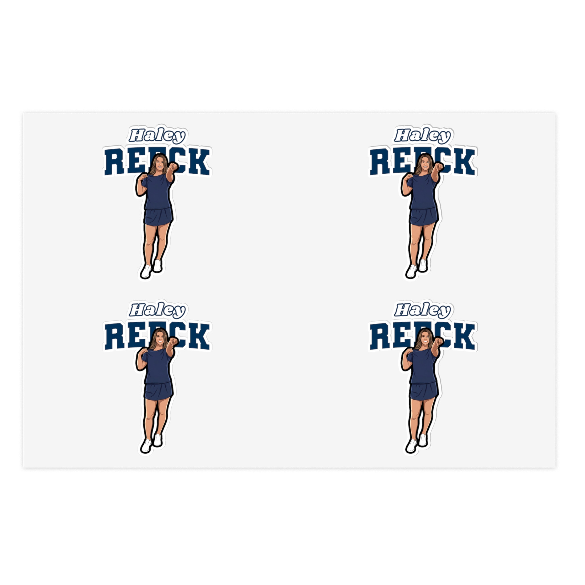 Sticker Sheet — character_name_arch in Classic
