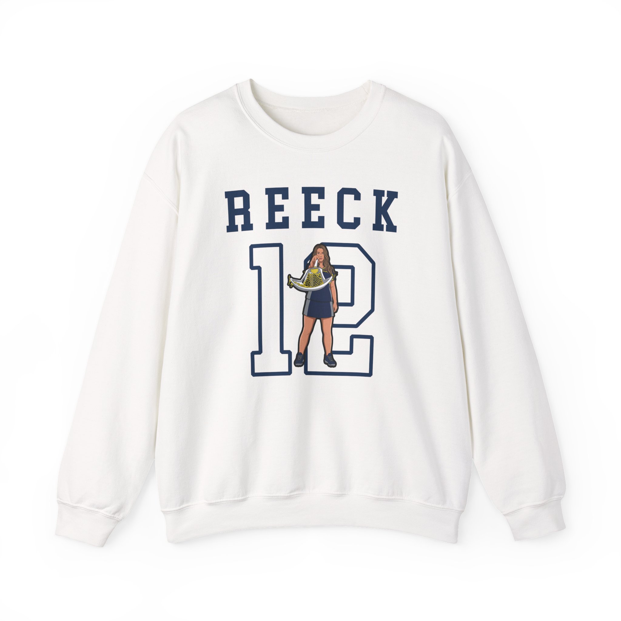 Crewneck Sweatshirt — character_shirsey in White