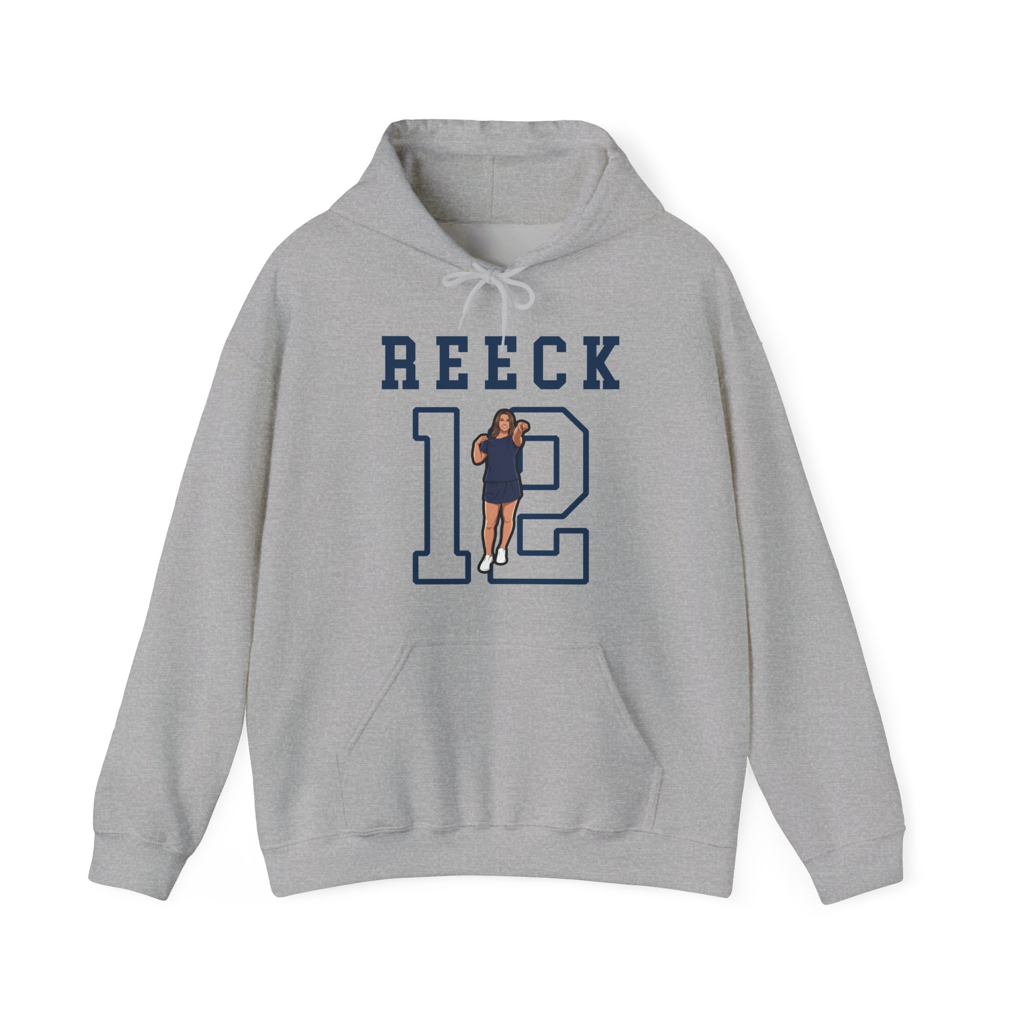 Hoodie — character_shirsey in Grey