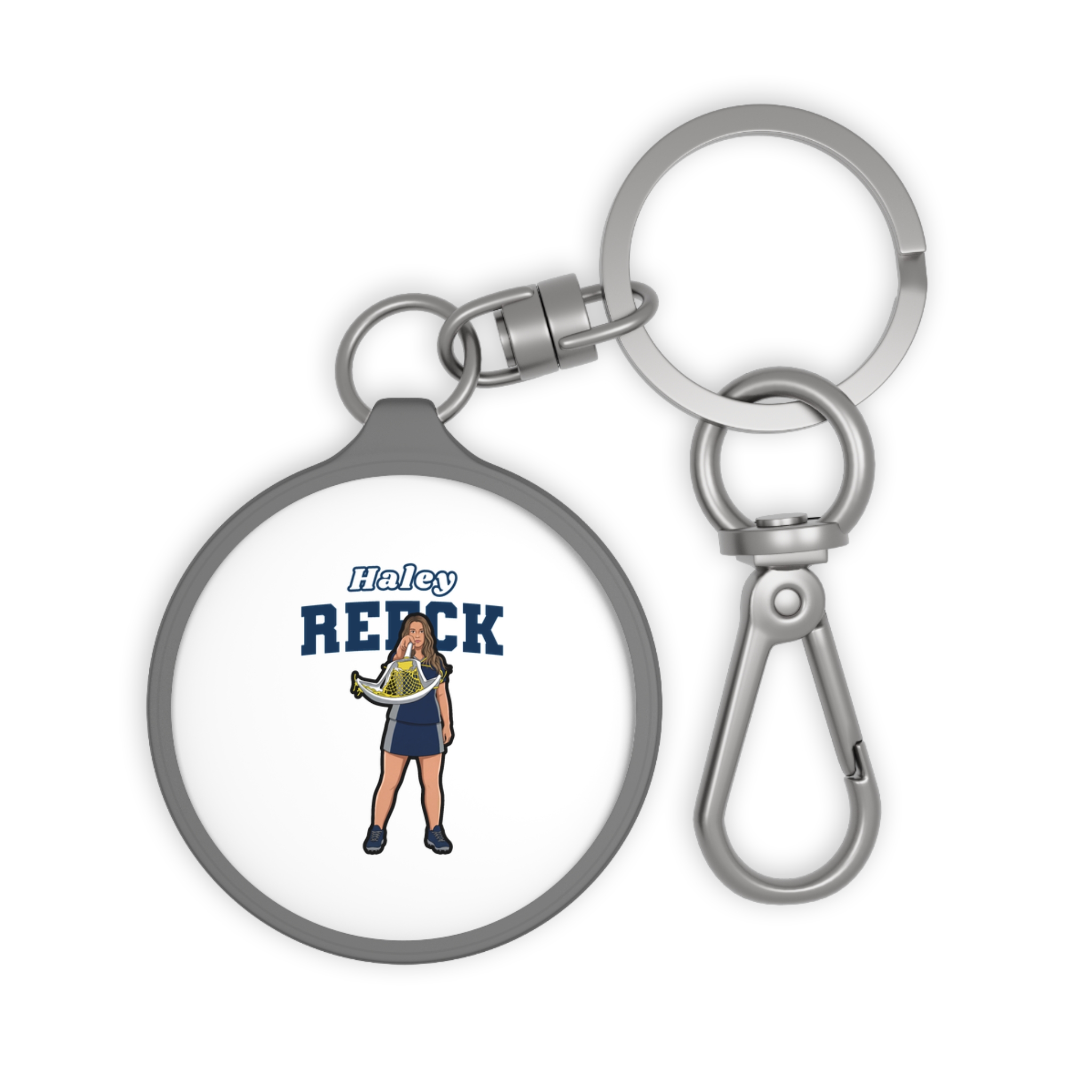 Keychain — character_name_arch in Grey