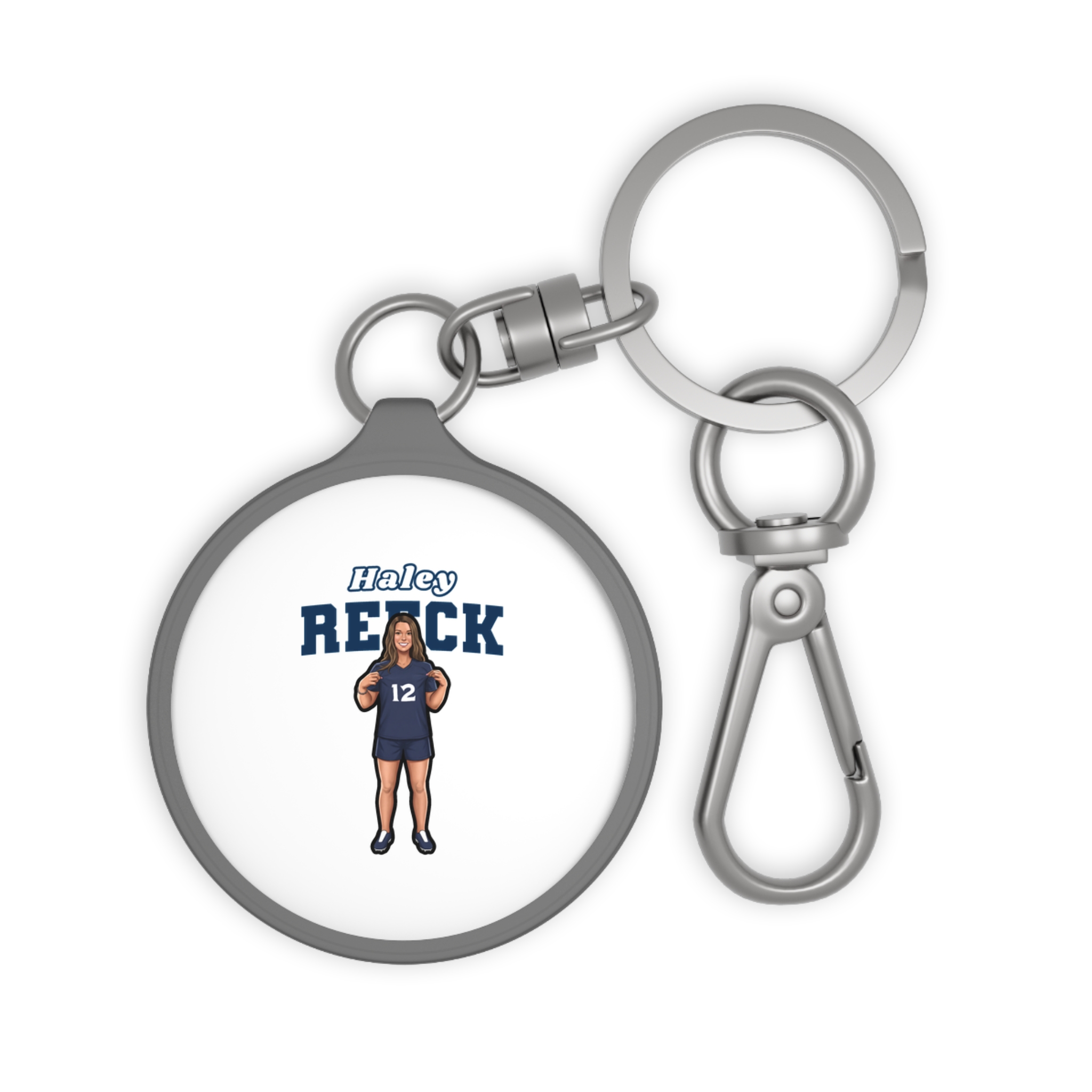Keychain — character_name_arch in Grey