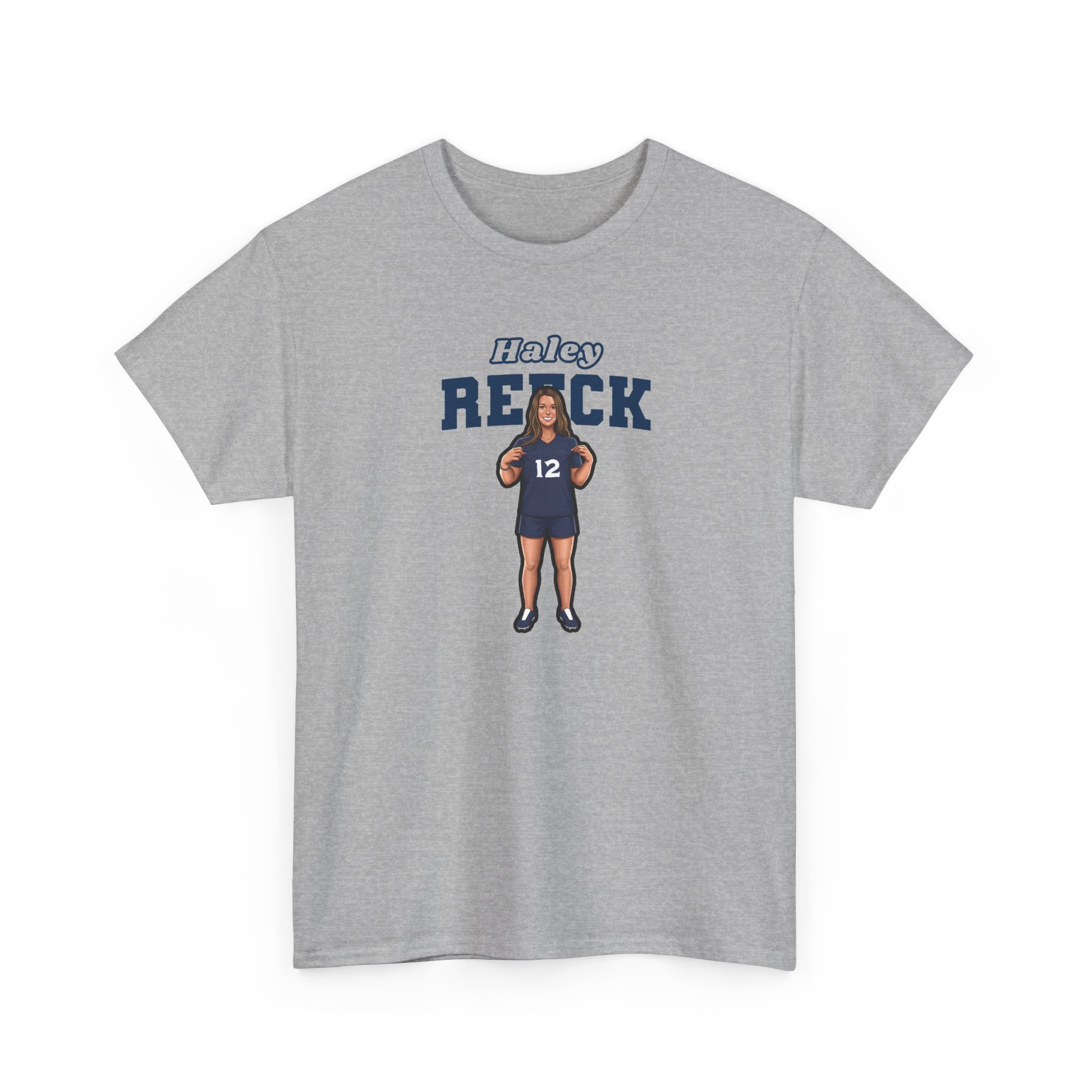Tee — character_name_arch in Grey
