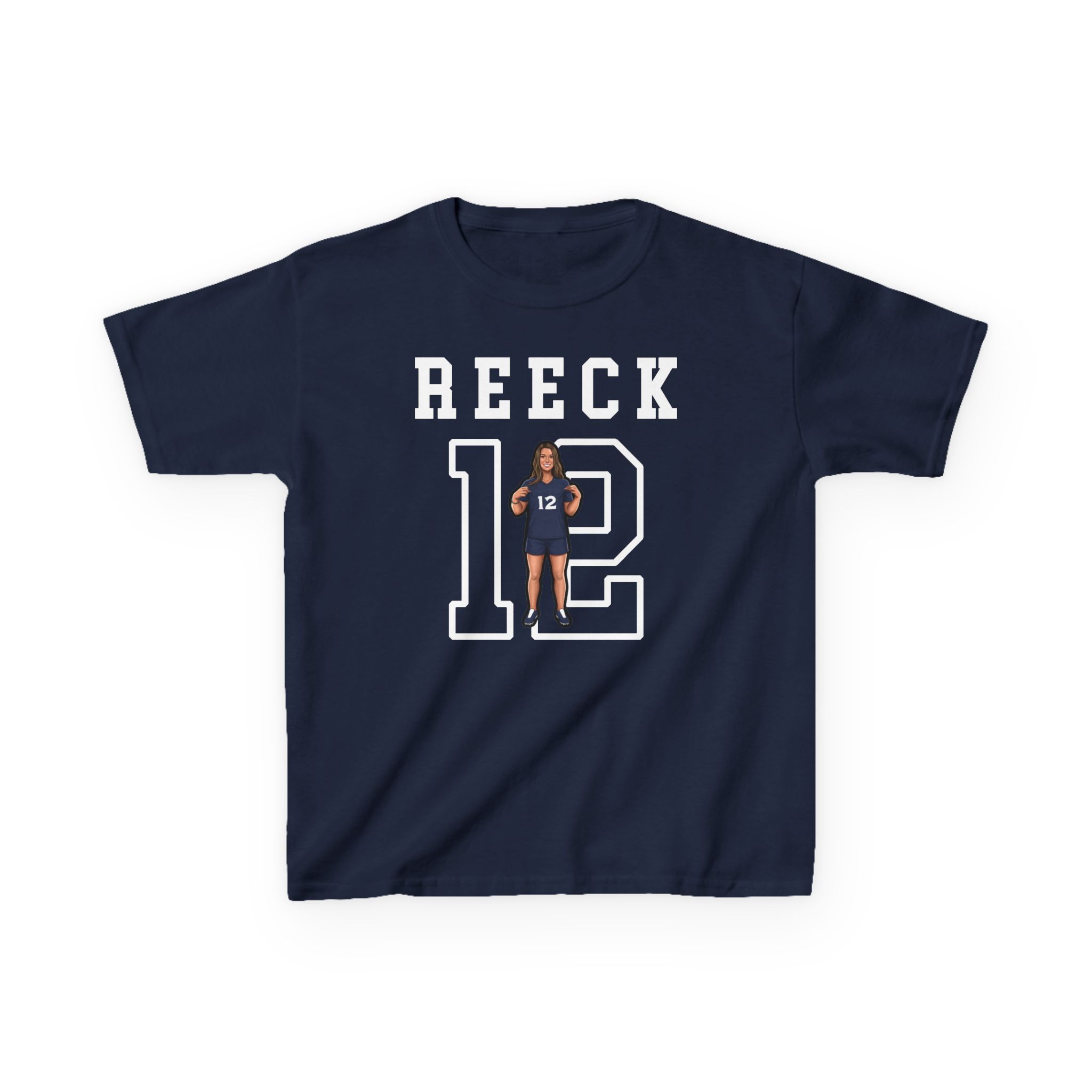Youth Tee — character_shirsey in Navy