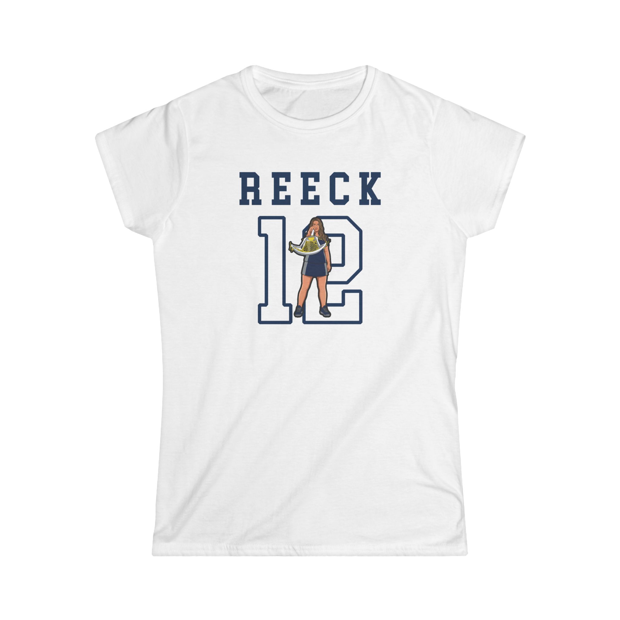 Women's Softstyle Tee — character_shirsey in White
