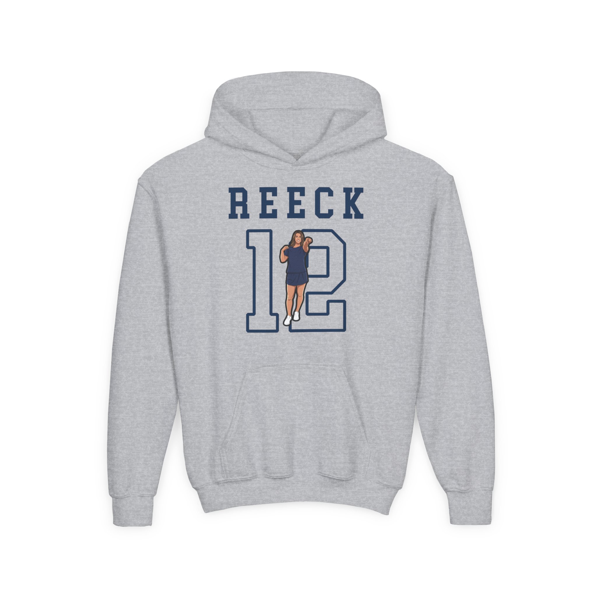 Youth Hoodie — character_shirsey in Grey
