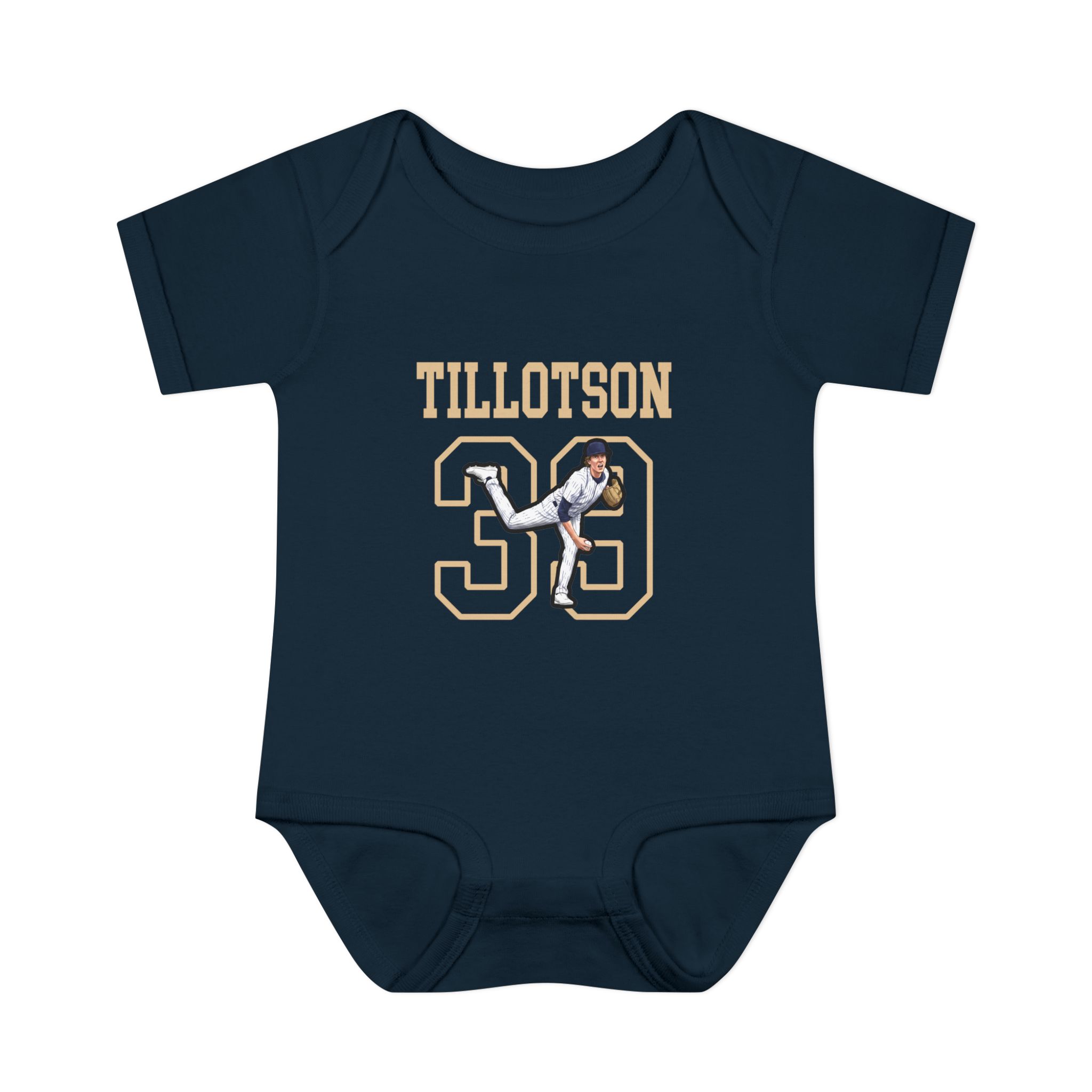 Baby Onesie — character_shirsey in Navy