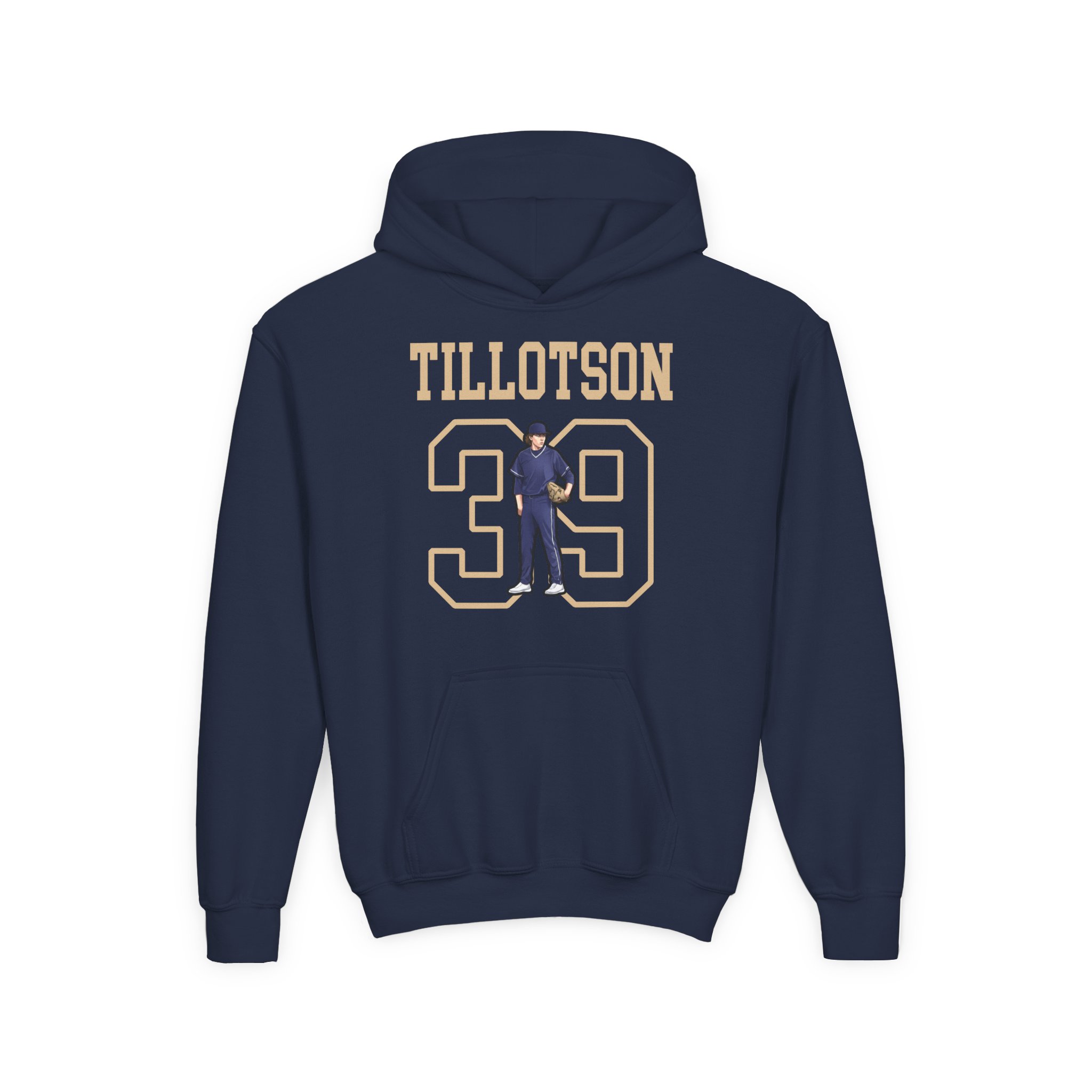 Youth Hoodie — character_shirsey in Navy