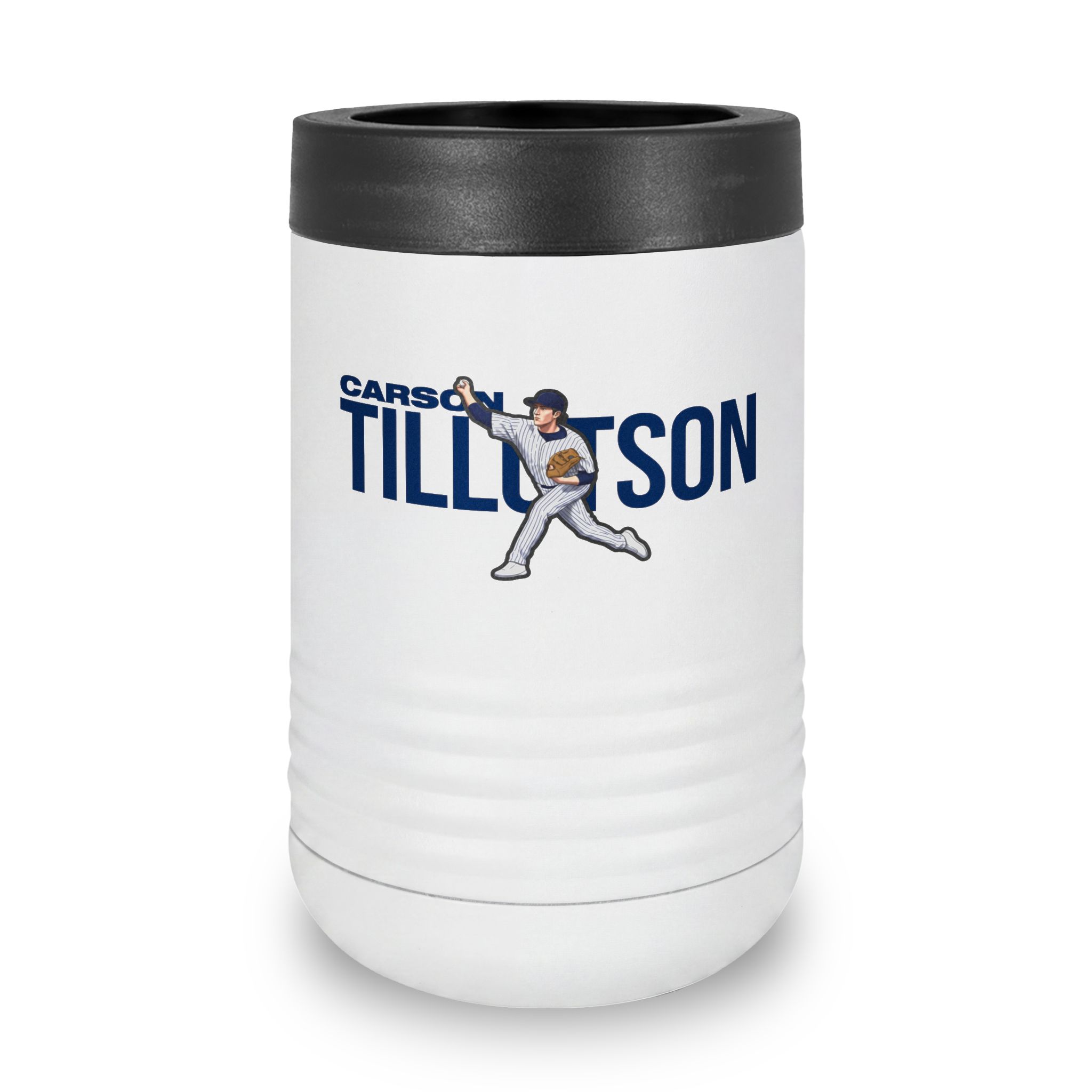 Stainless Can Cooler — character_player_name in White