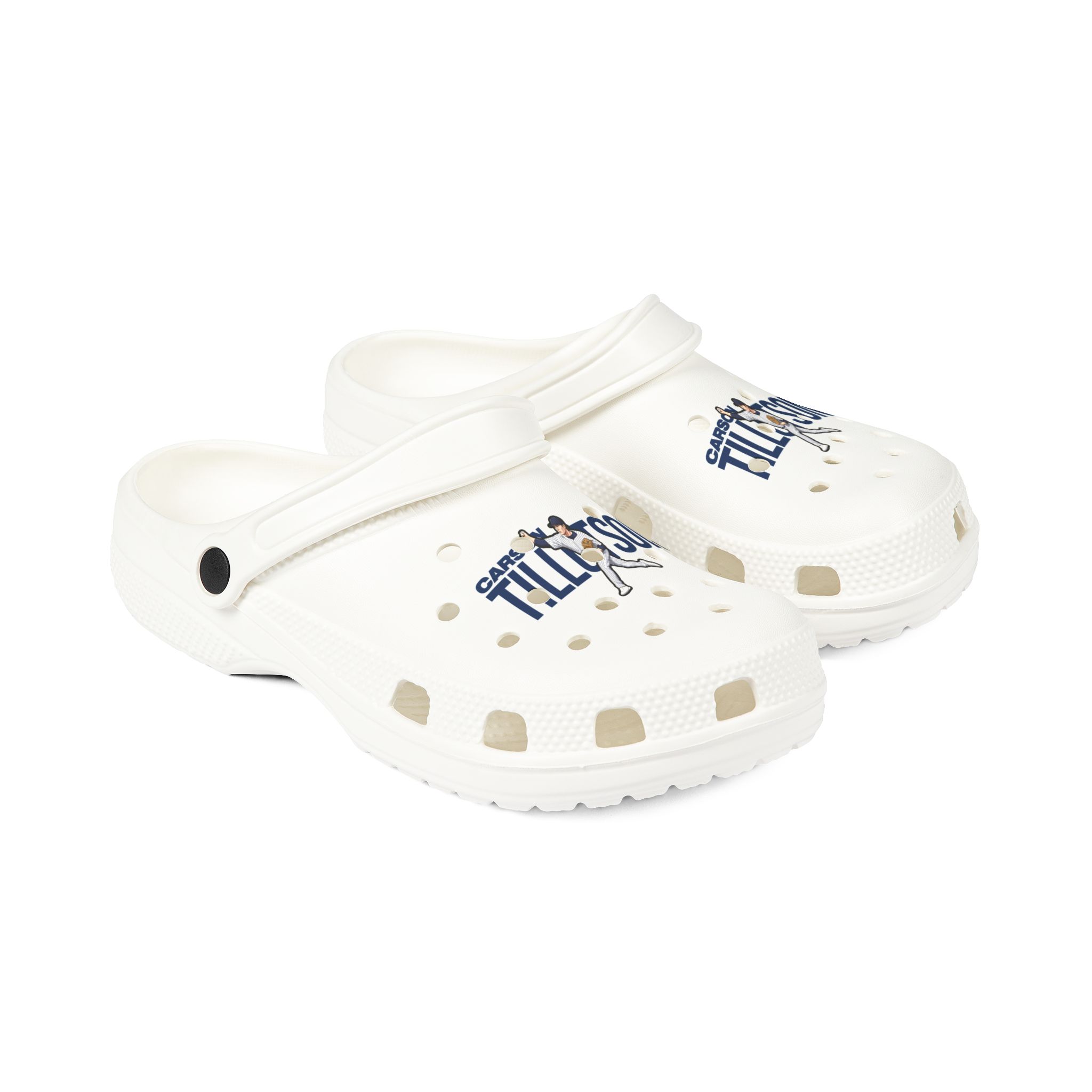 Rubber Clogs — character_player_name in White