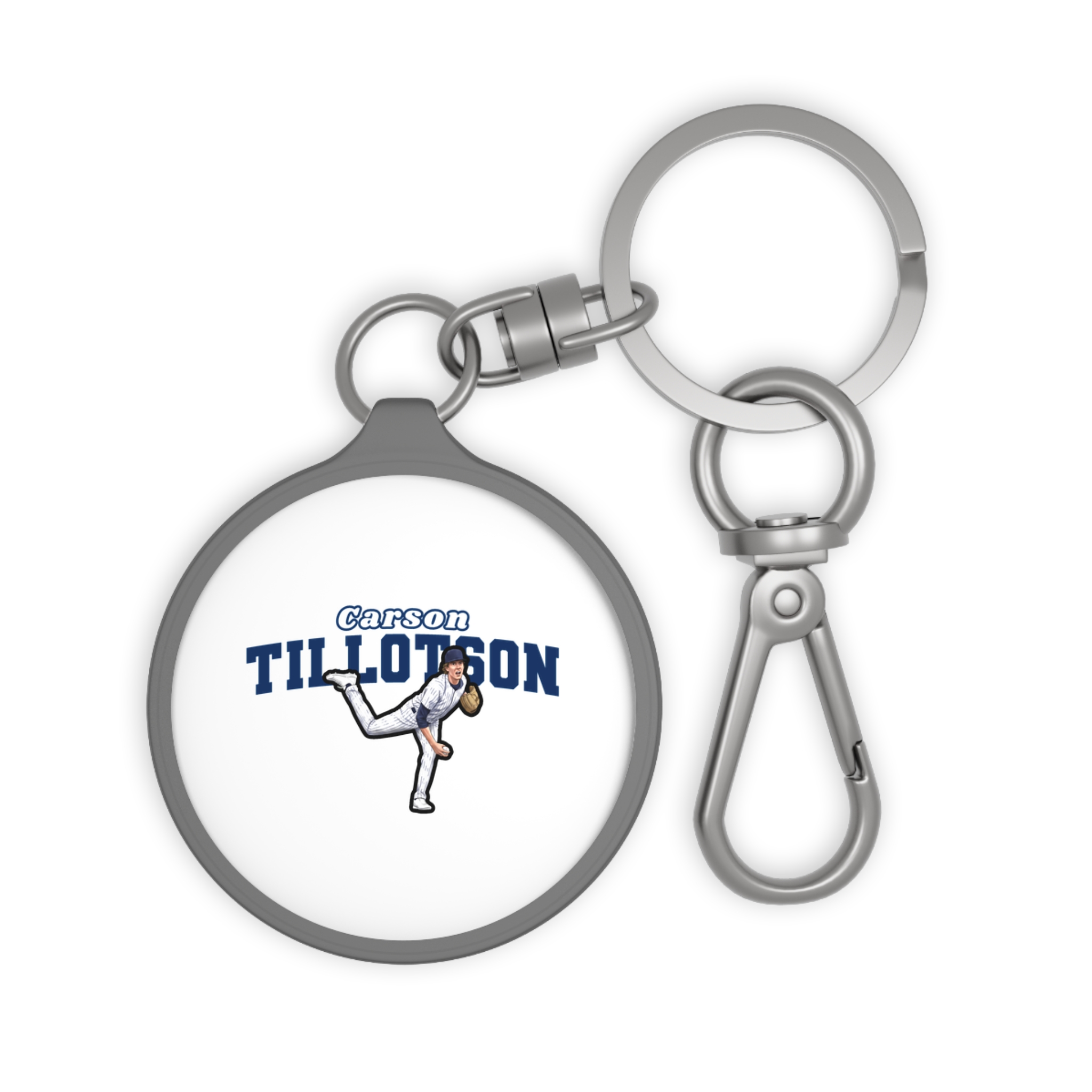 Keychain — character_name_arch in Grey