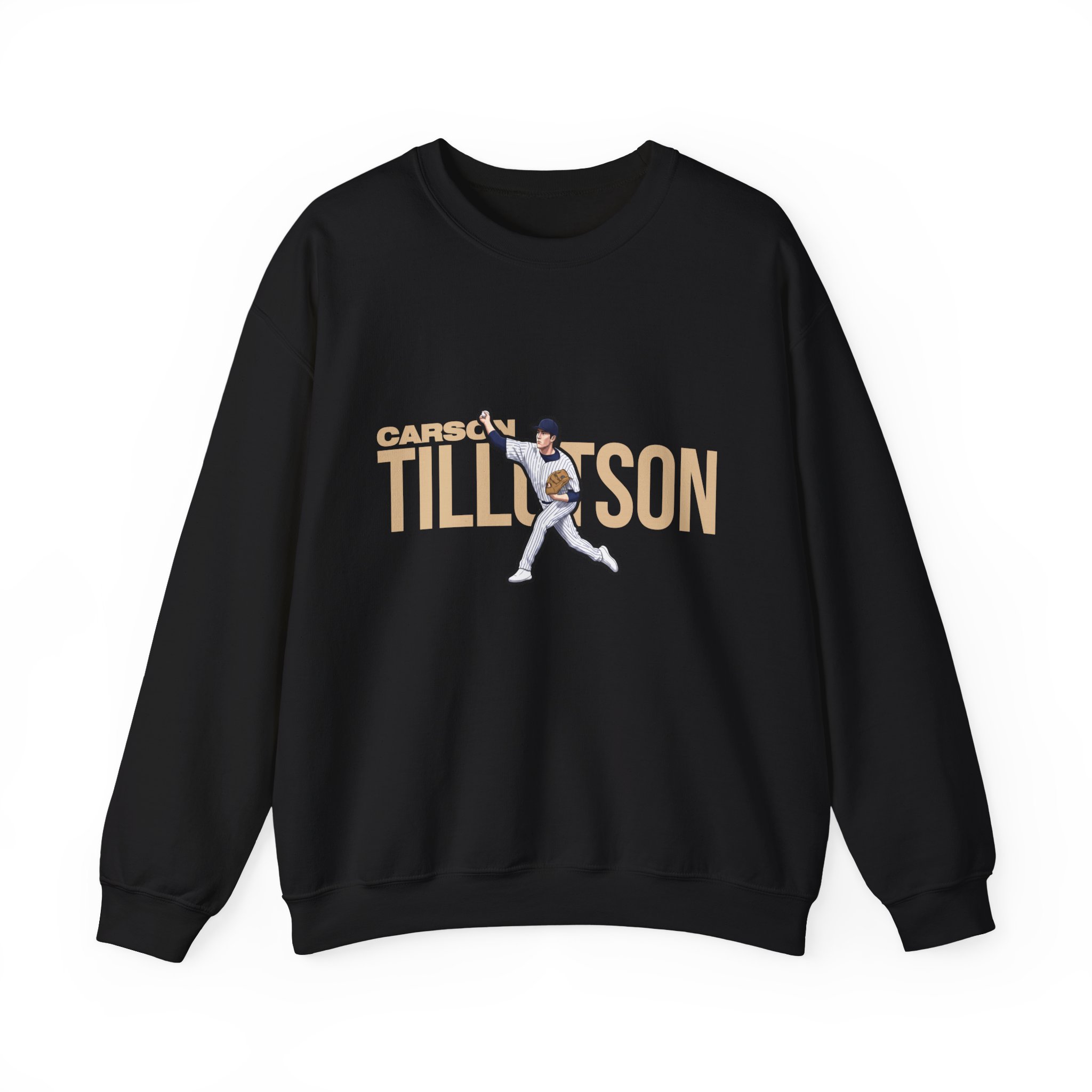 Crewneck Sweatshirt — character_player_name in Black