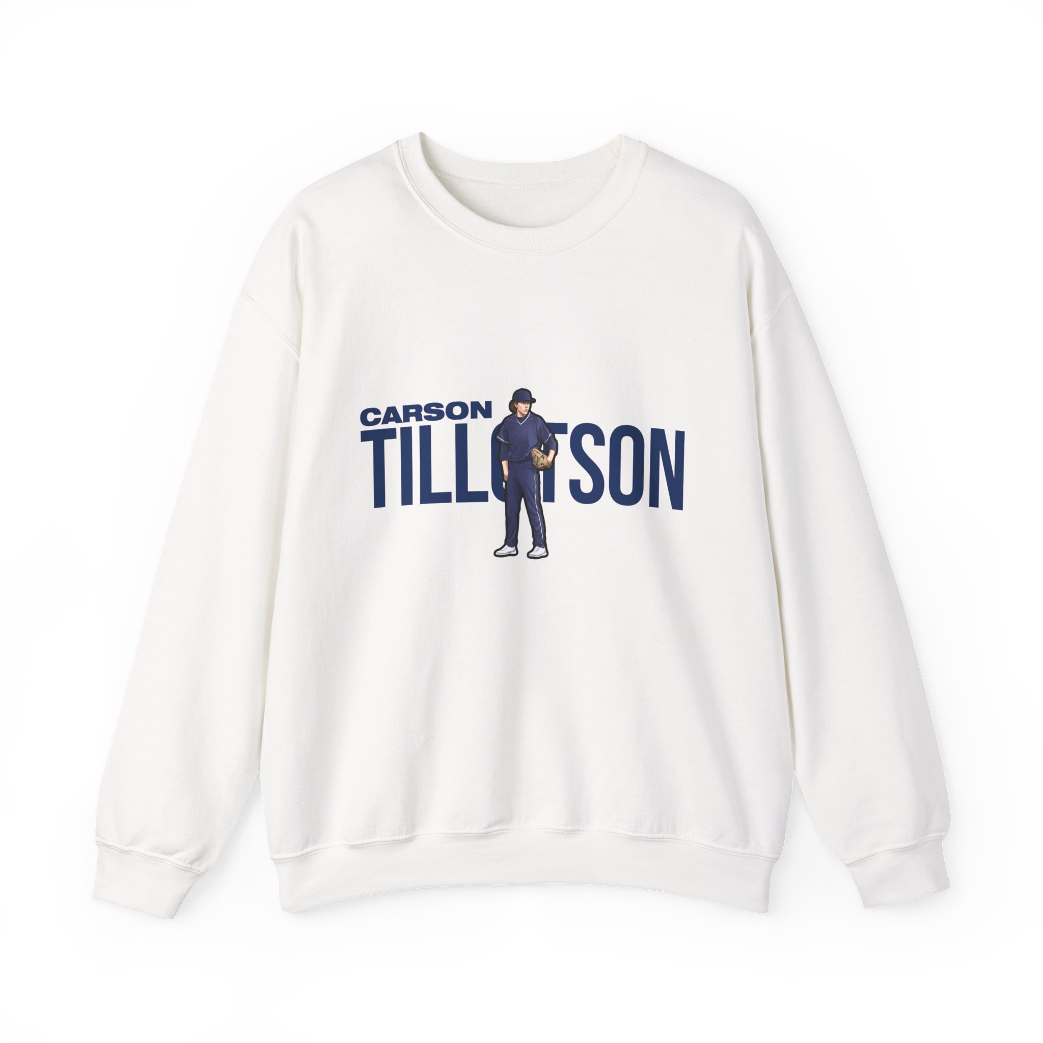 Crewneck Sweatshirt — character_player_name in White
