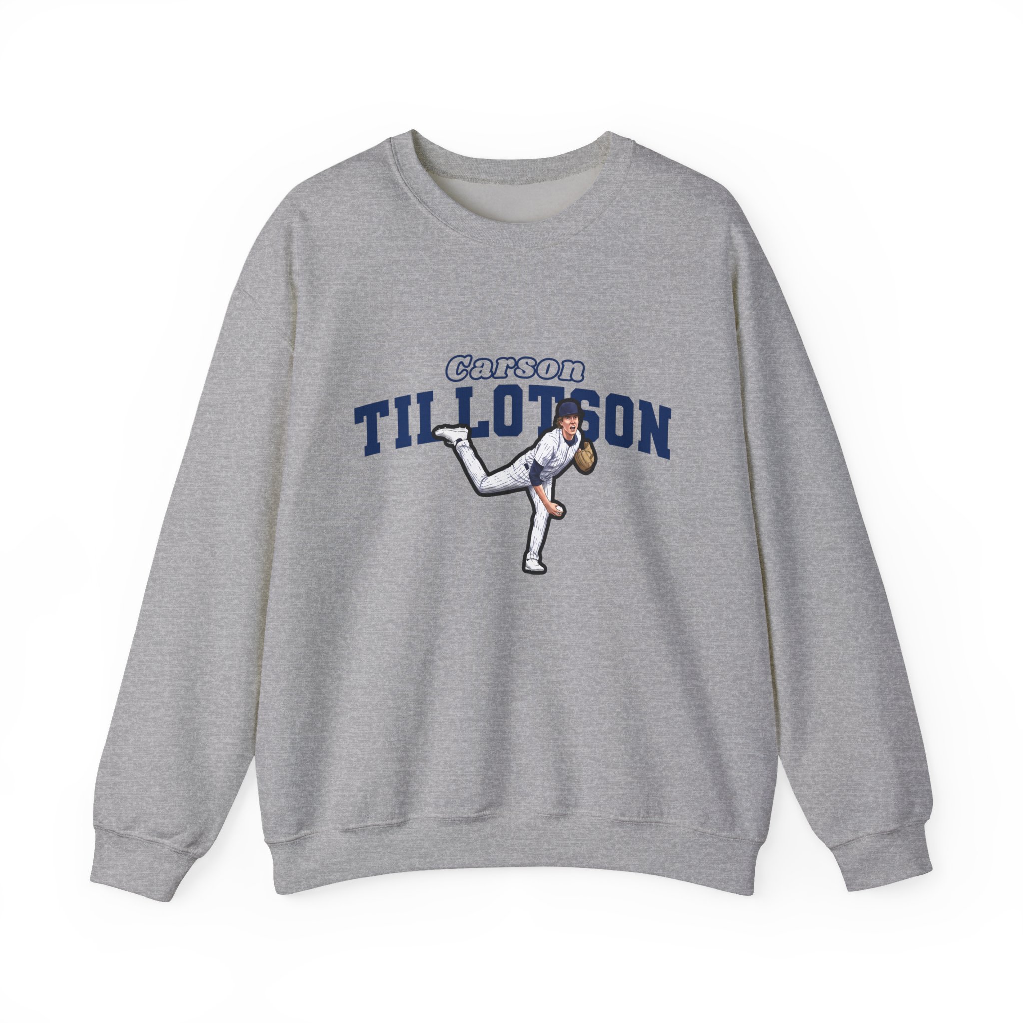 Crewneck Sweatshirt — character_name_arch in Grey