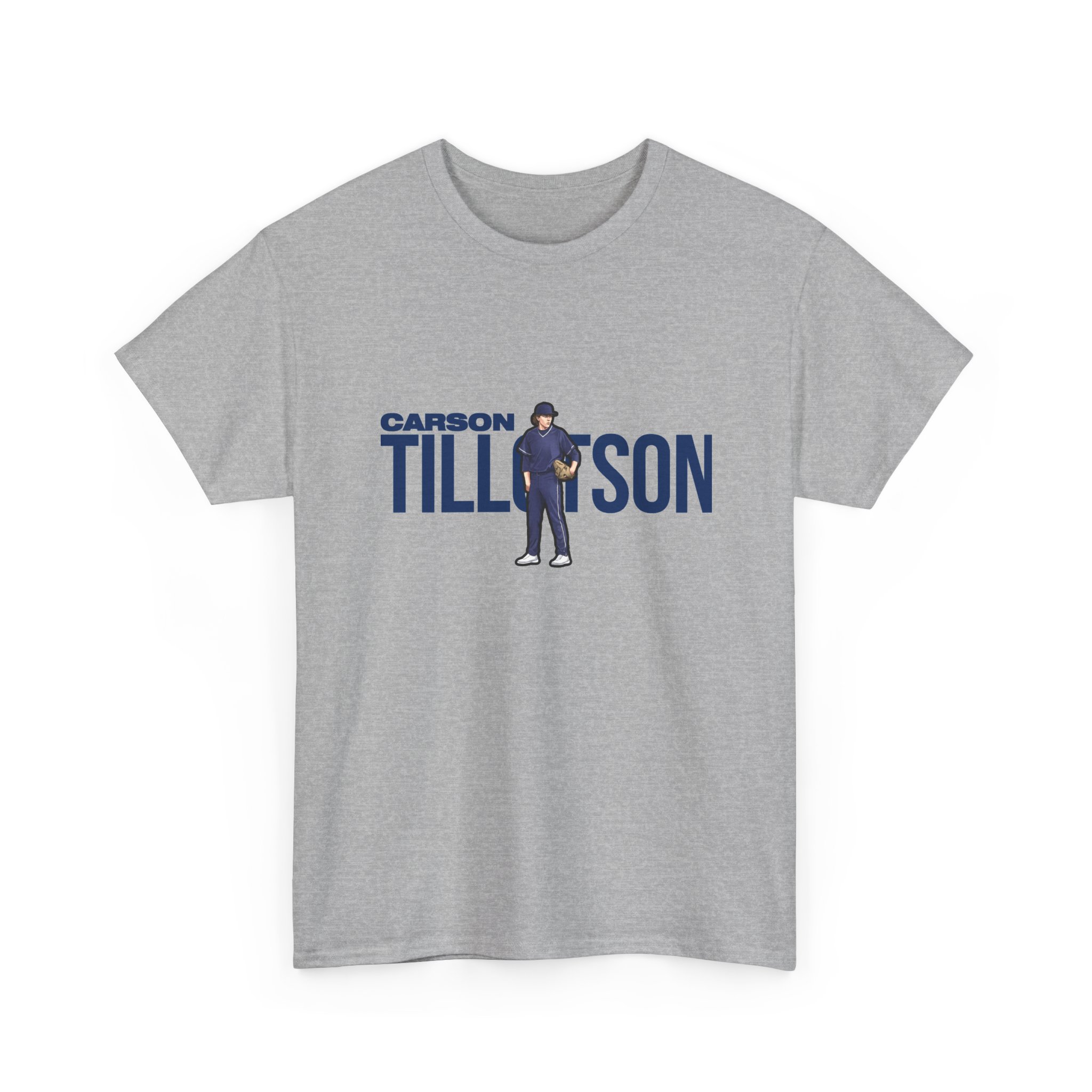 Tee — character_player_name in Grey