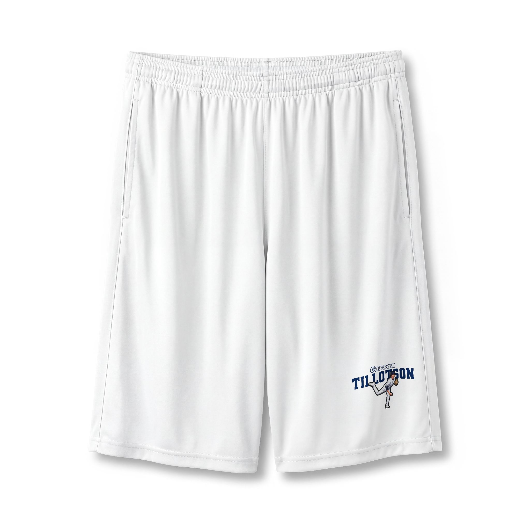 Shorts — character_name_arch in White