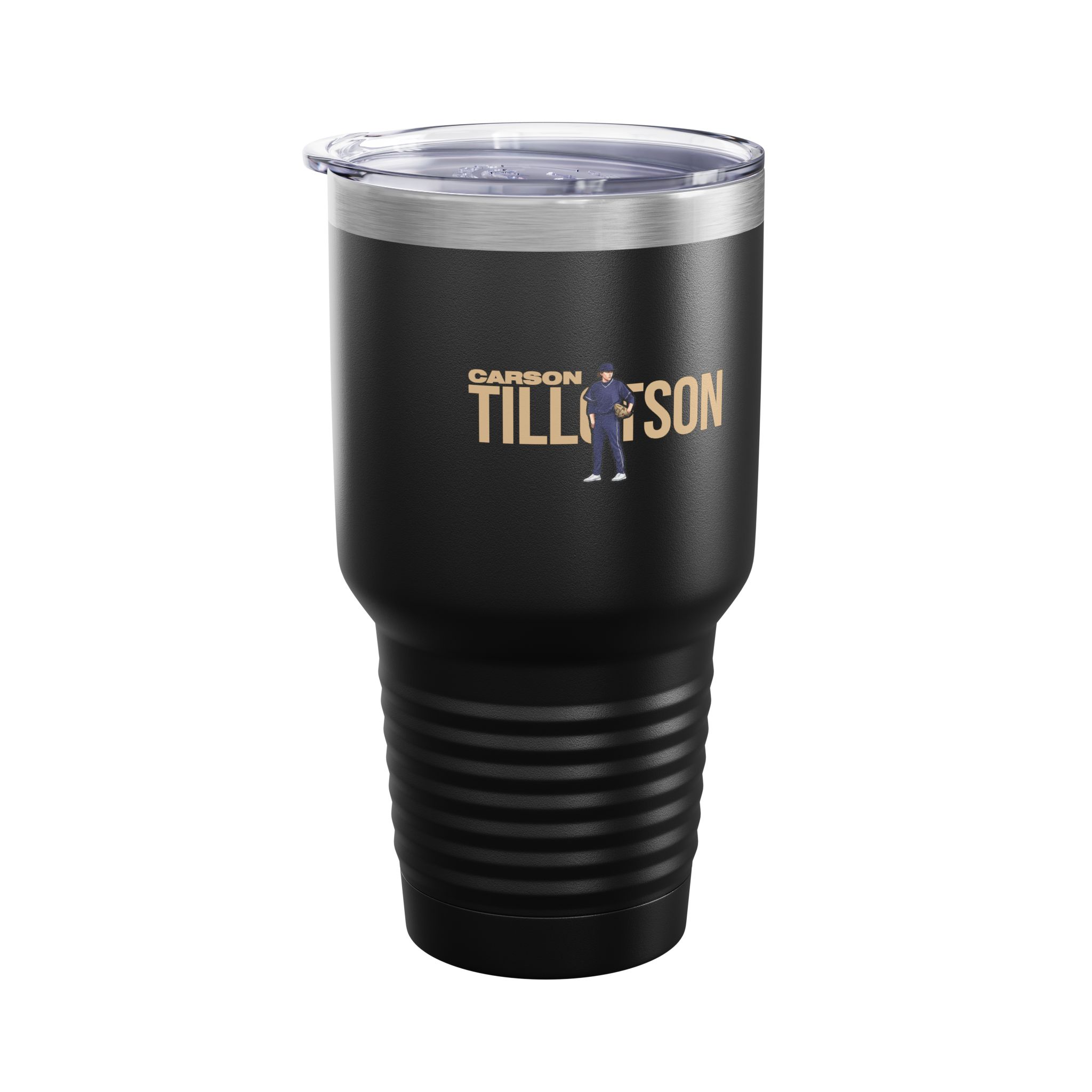 30oz Tumbler — character_player_name in Black