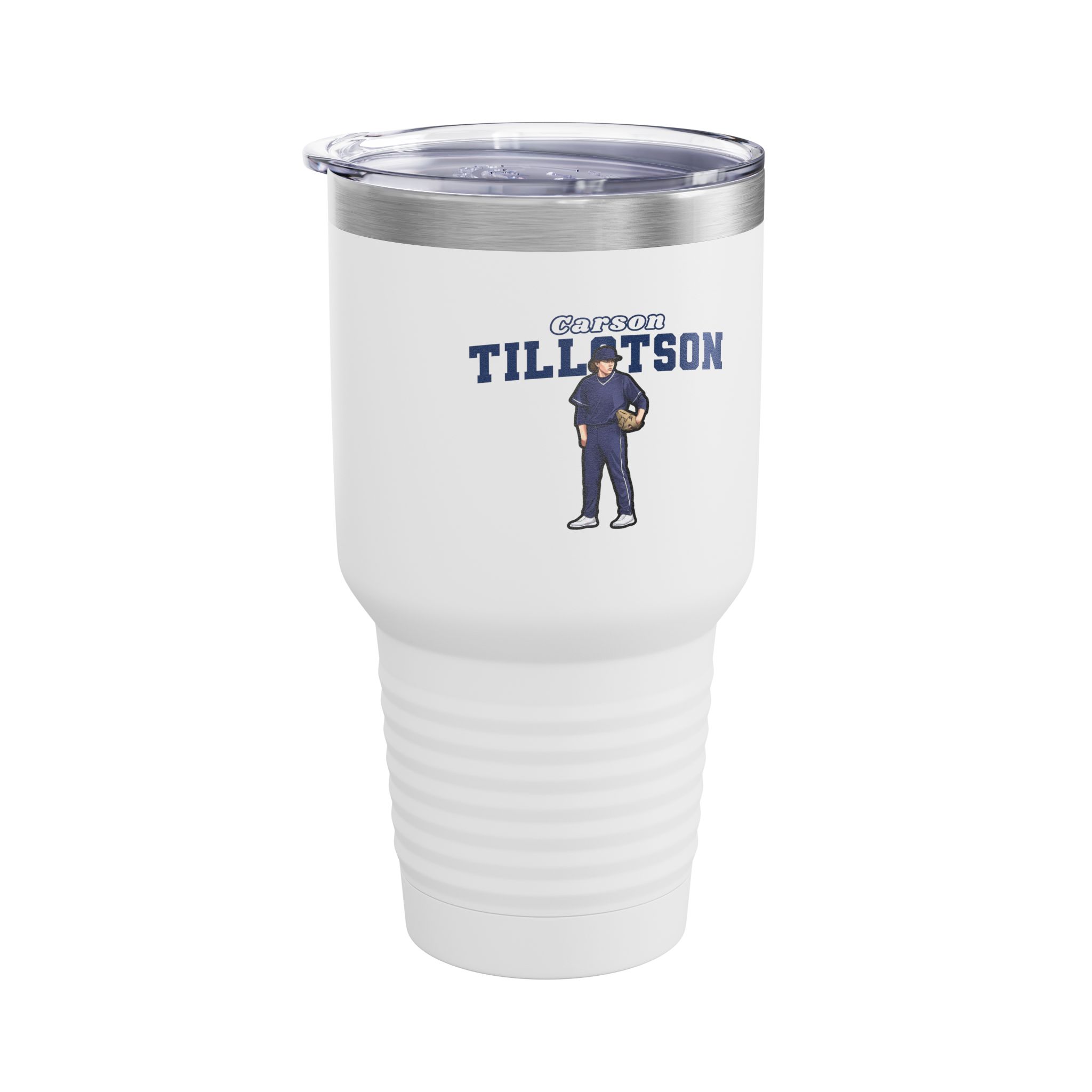 30oz Tumbler — character_name_arch in White