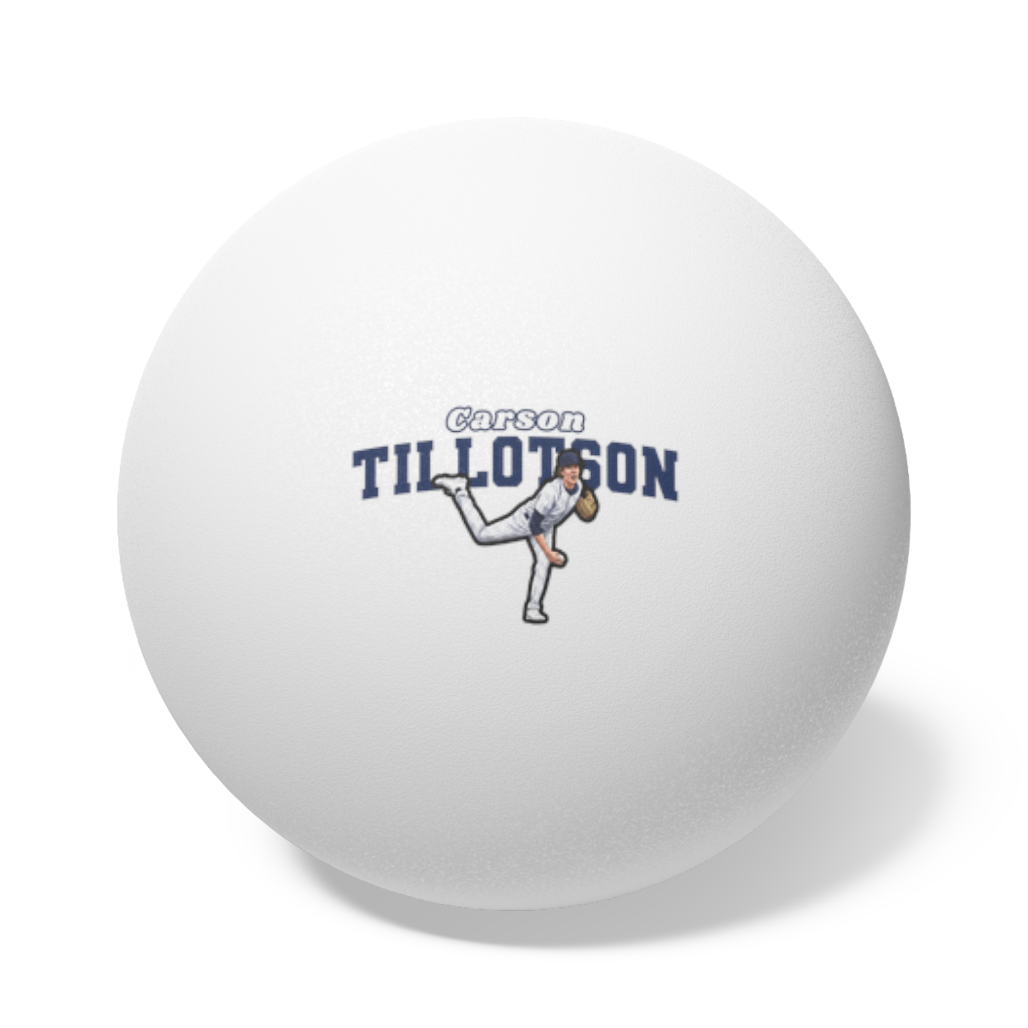 Ping Pong Balls, 6 pcs — character_name_arch in White