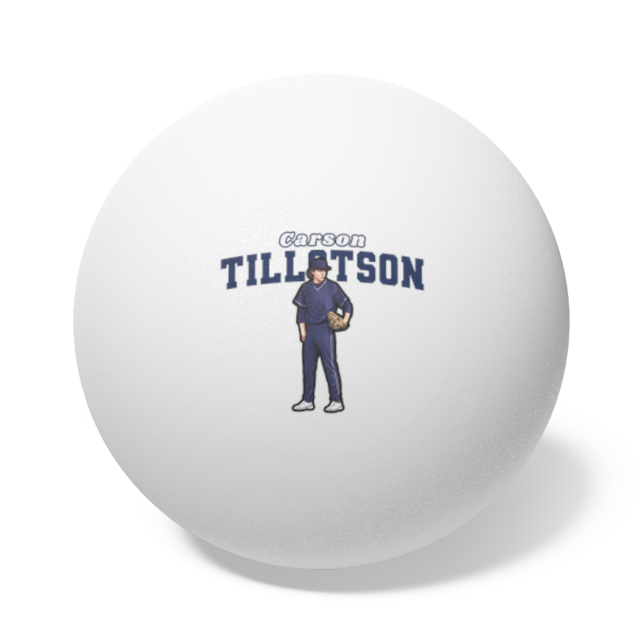 Ping Pong Balls, 6 pcs — character_name_arch in White