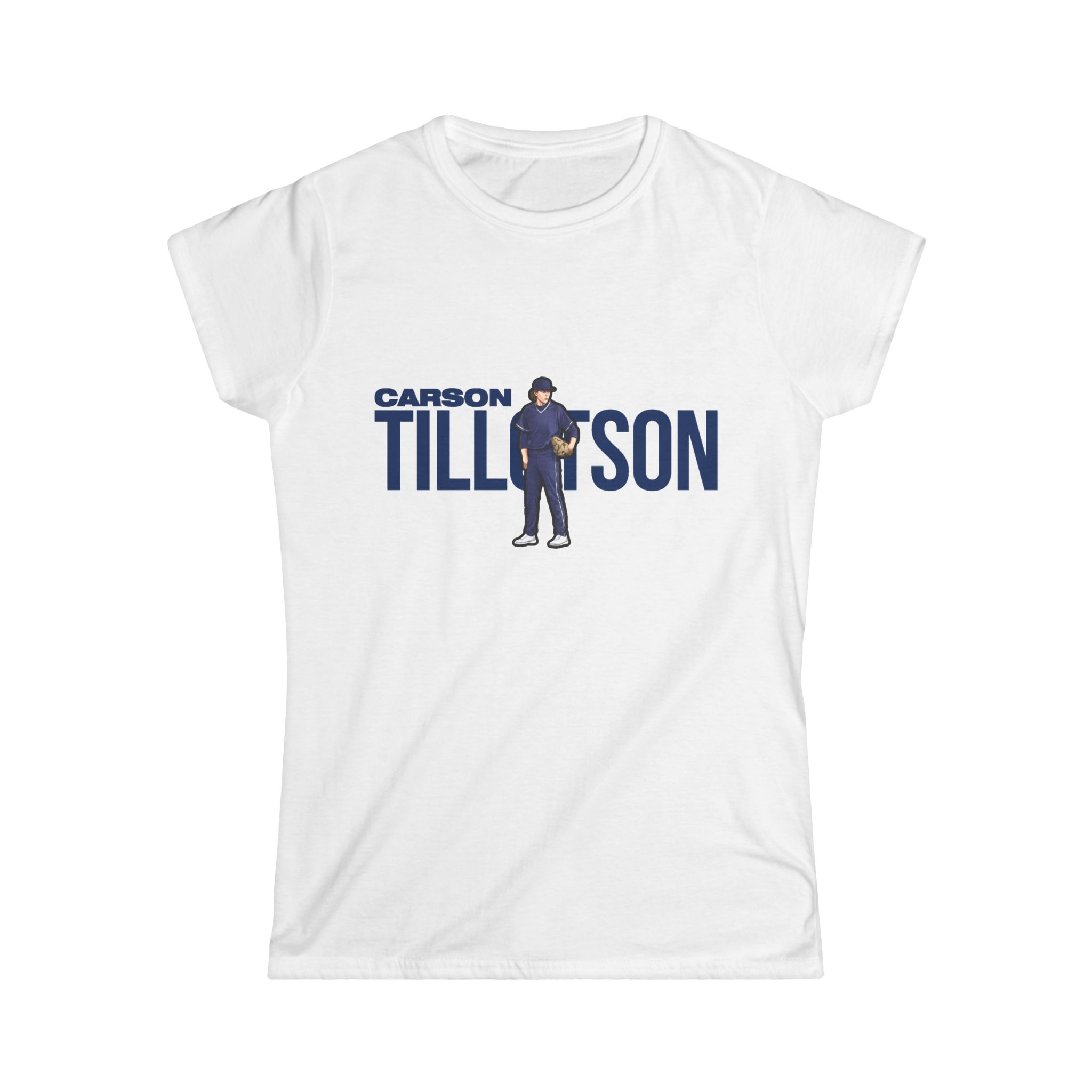 Women's Softstyle Tee — character_player_name in White