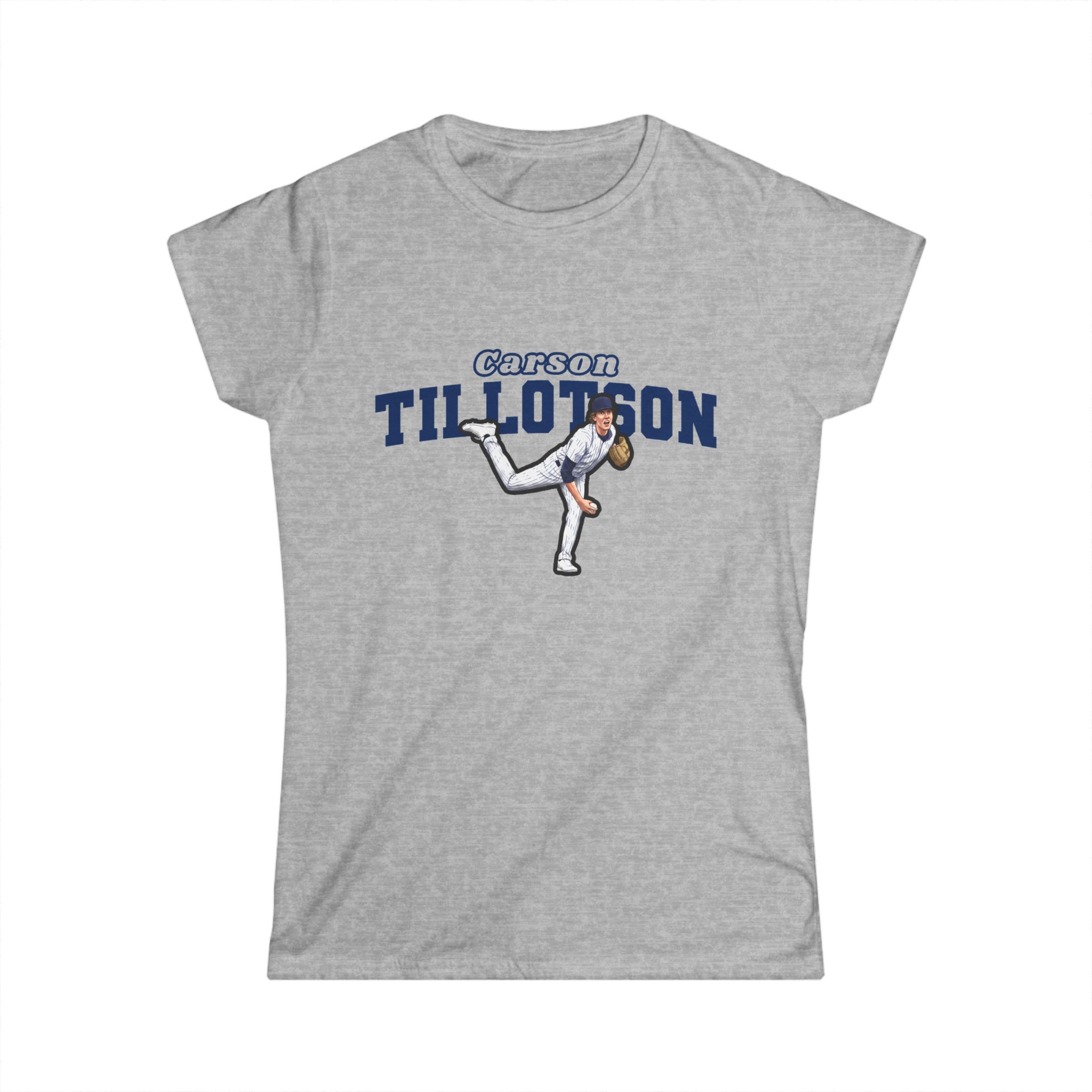 Women's Softstyle Tee — character_name_arch in Grey